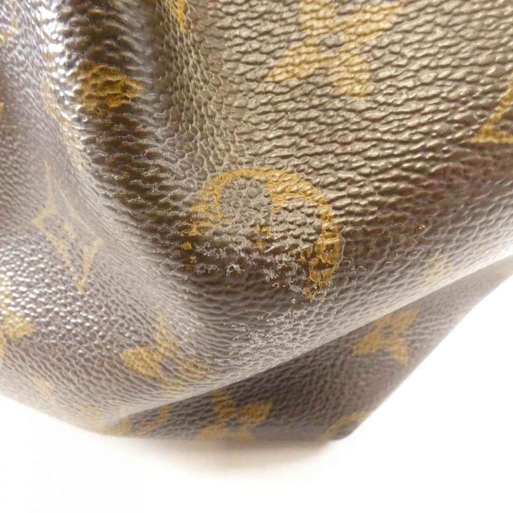 Louis Vuitton Brown Coated Canvas Handbag