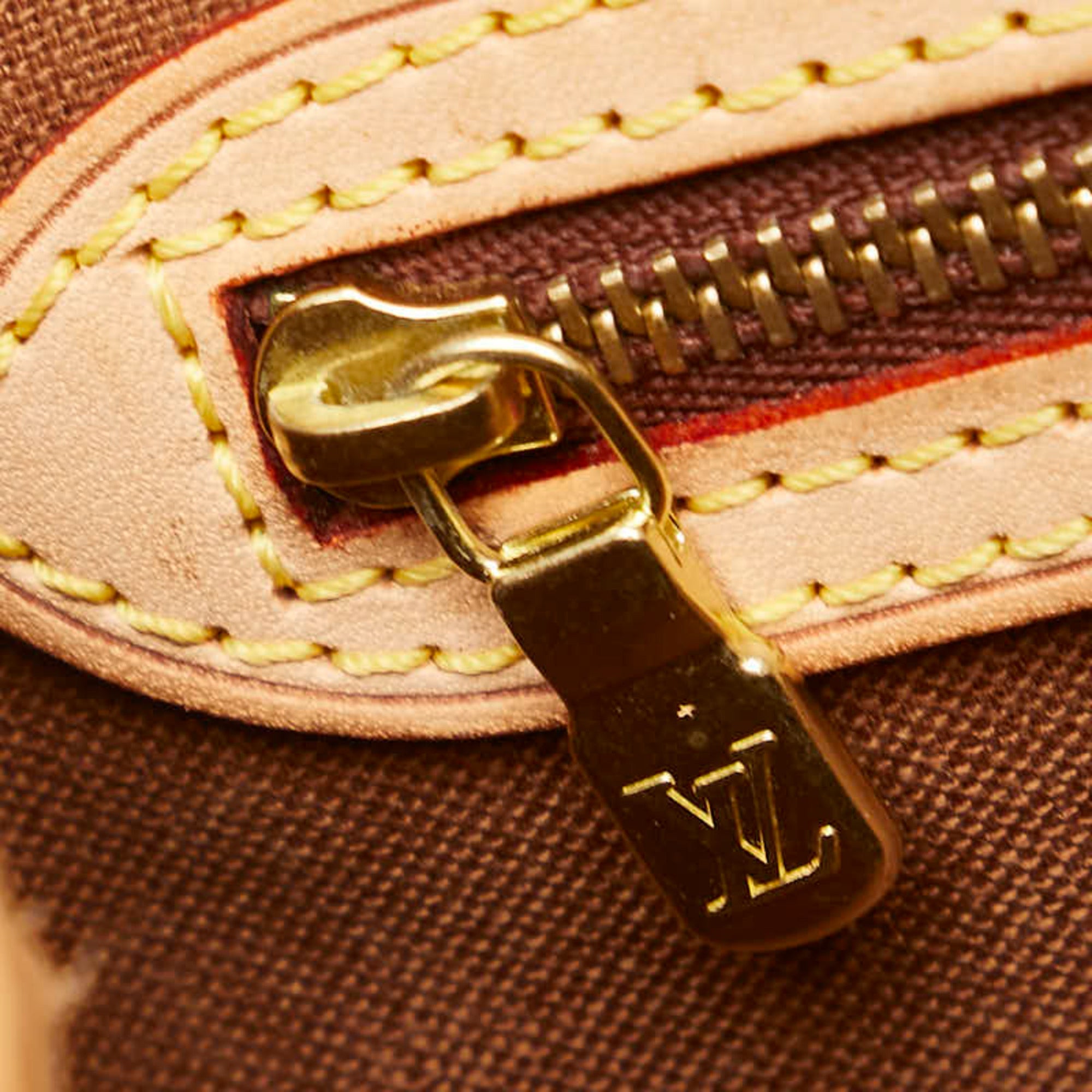 Louis Vuitton Monogram Brown Pvc Leather Shoulder Bag