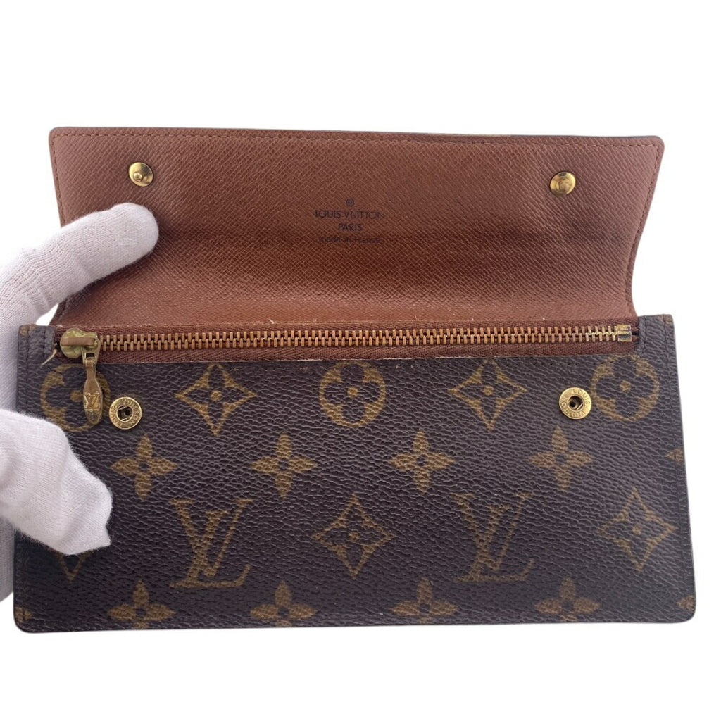 Louis Vuitton Monogram Brown Monogram Long Wallet