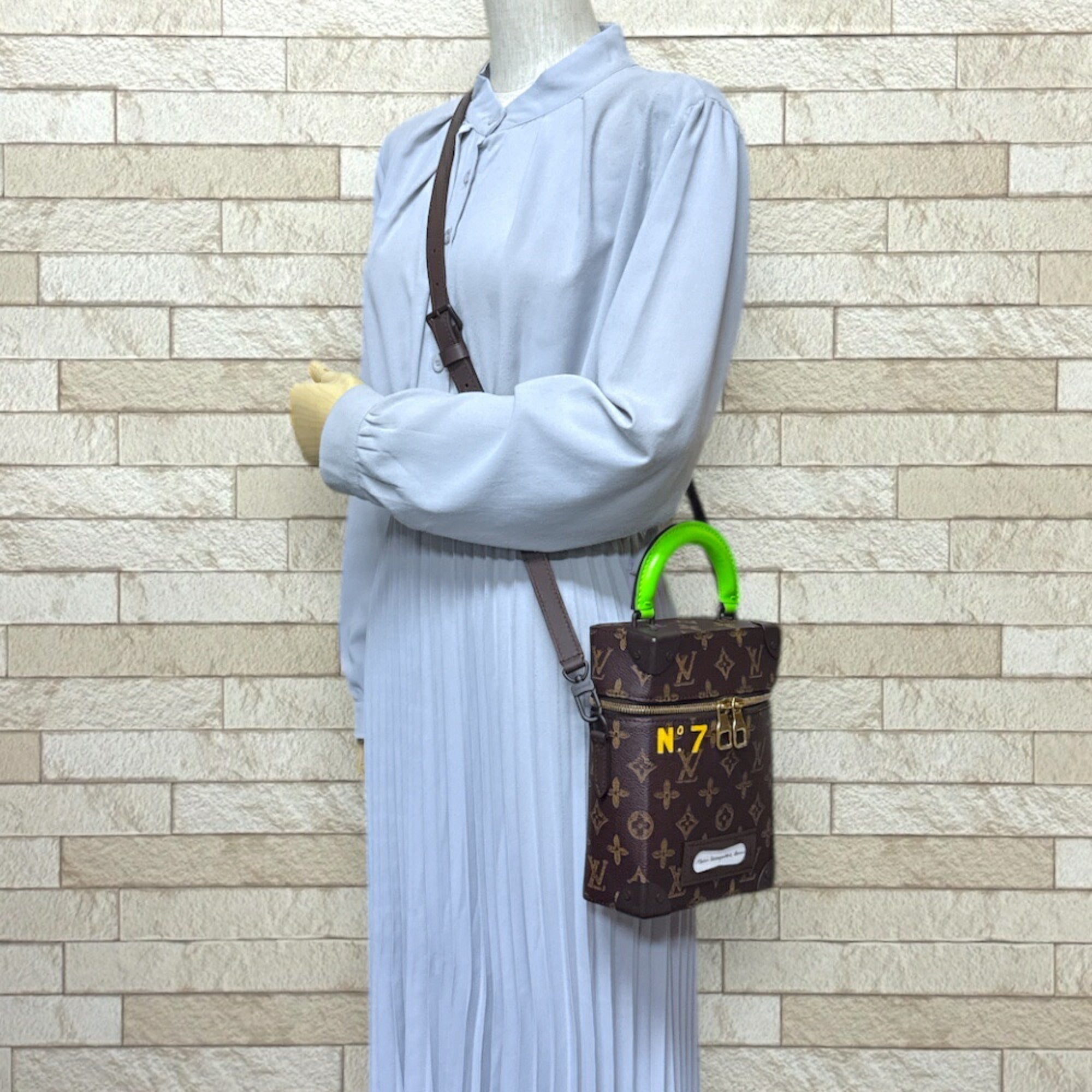 Louis Vuitton Monogram Brown Green Monogram Shoulder Bag