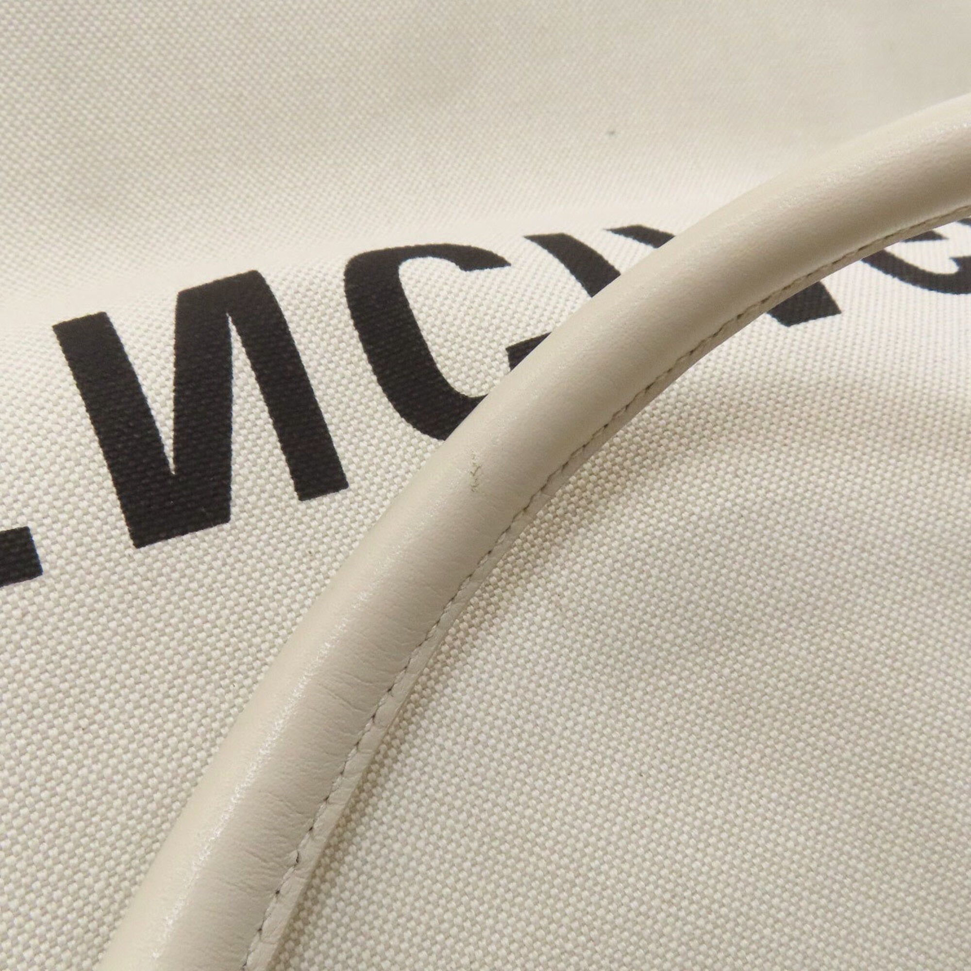 Balenciaga White Canvas Tote