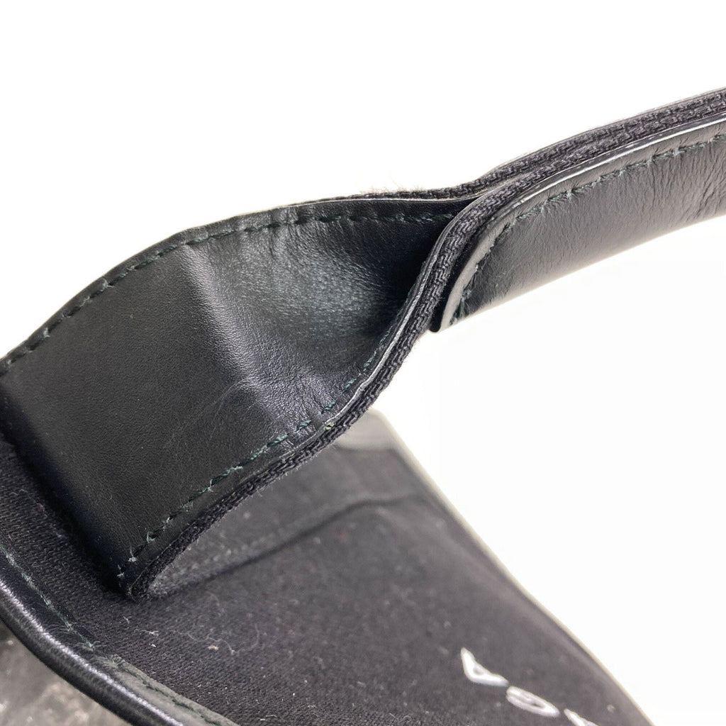 Balenciaga Black Canvas Handbag Pouch