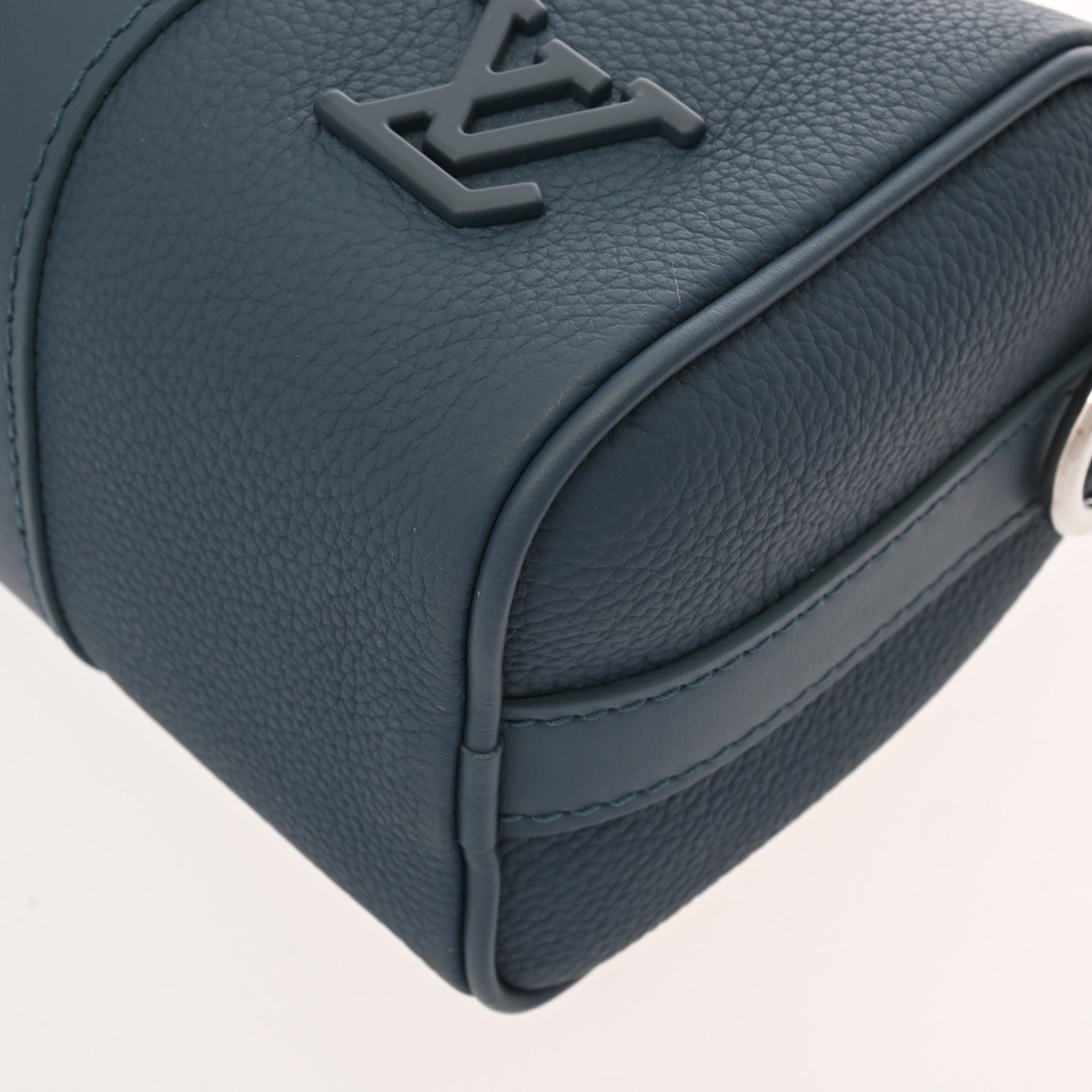 Louis Vuitton Blue Leather Handbag