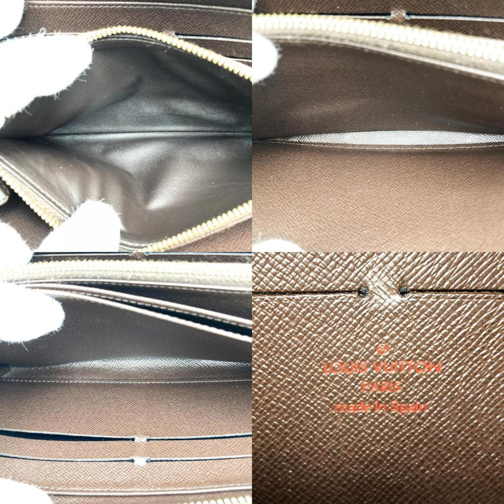 Louis Vuitton Damier Brown Damier Canvas Long Wallet