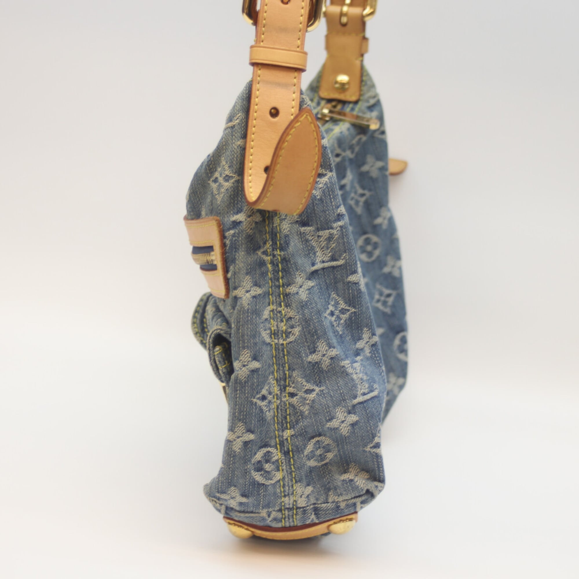 Louis Vuitton Blue Monogram Denim Shoulder Bag