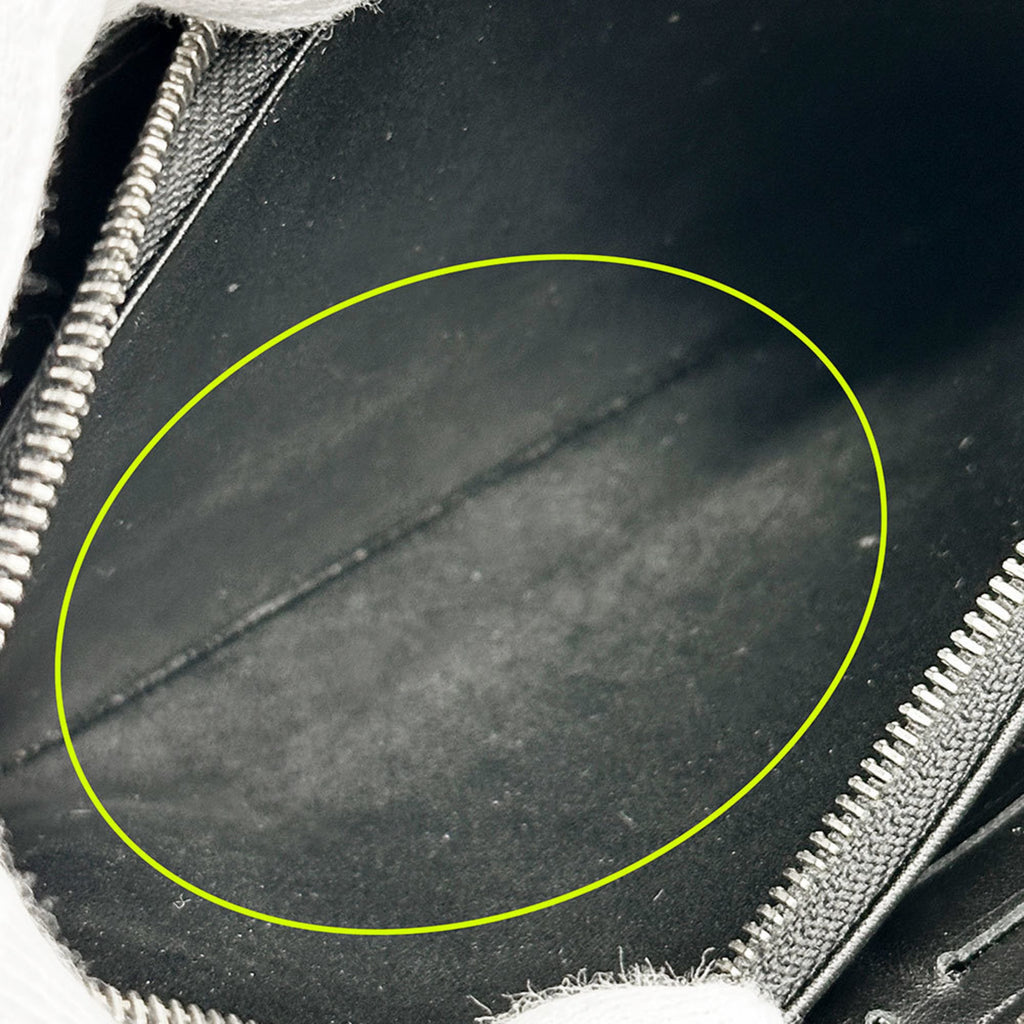 Louis Vuitton Black Noir Mahina Leather Long Wallet
