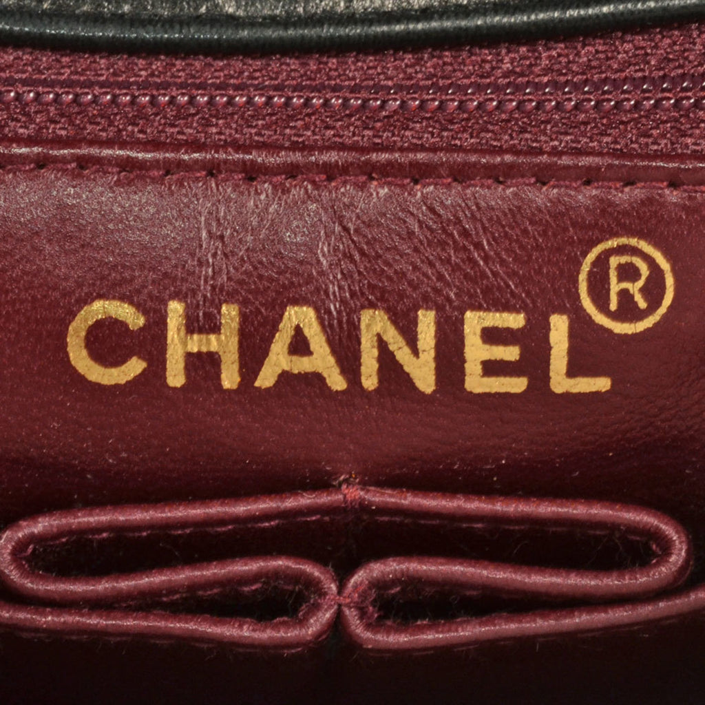 Chanel Black Leather Shoulder Bag