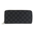 Louis Vuitton Black Damier Graphite Long Wallet