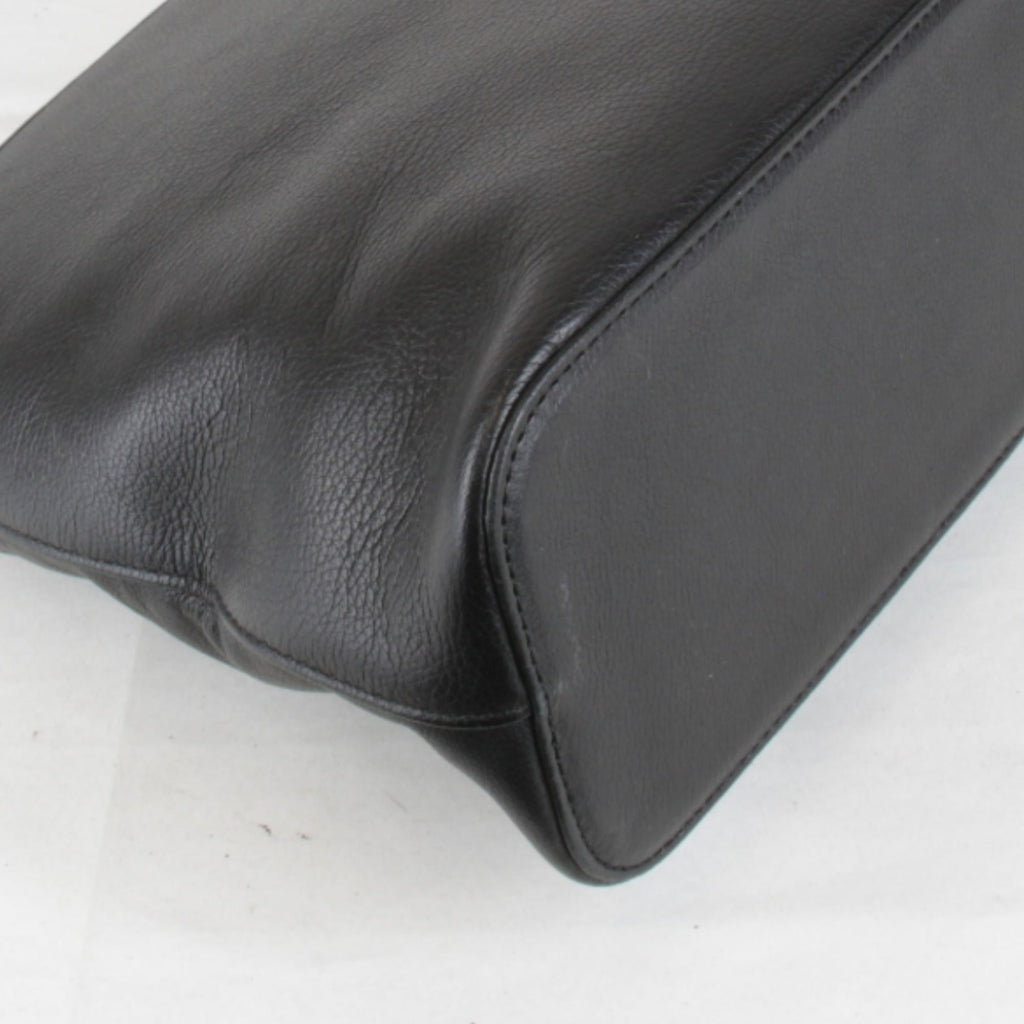 Burberry Black Leather Shoulder Bag