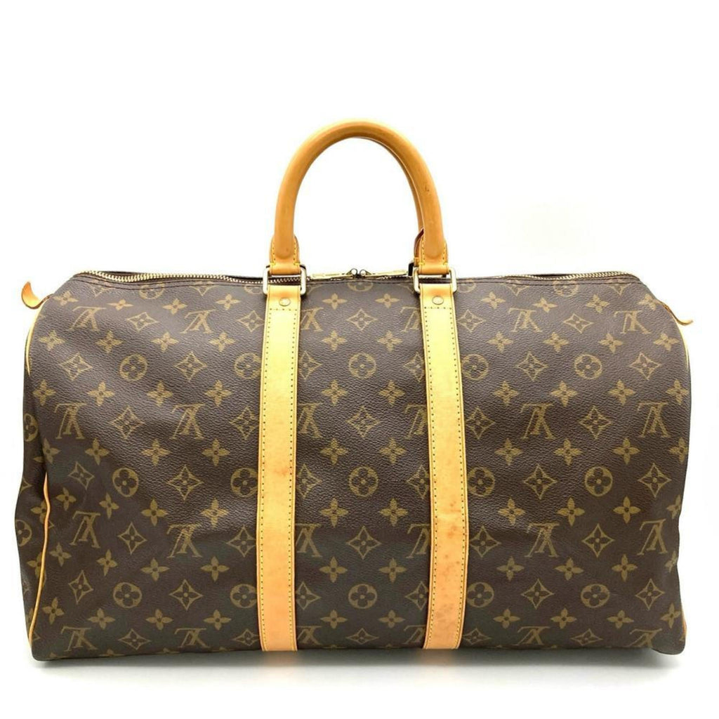 Louis Vuitton Brown Monogram Canvas Boston Bag