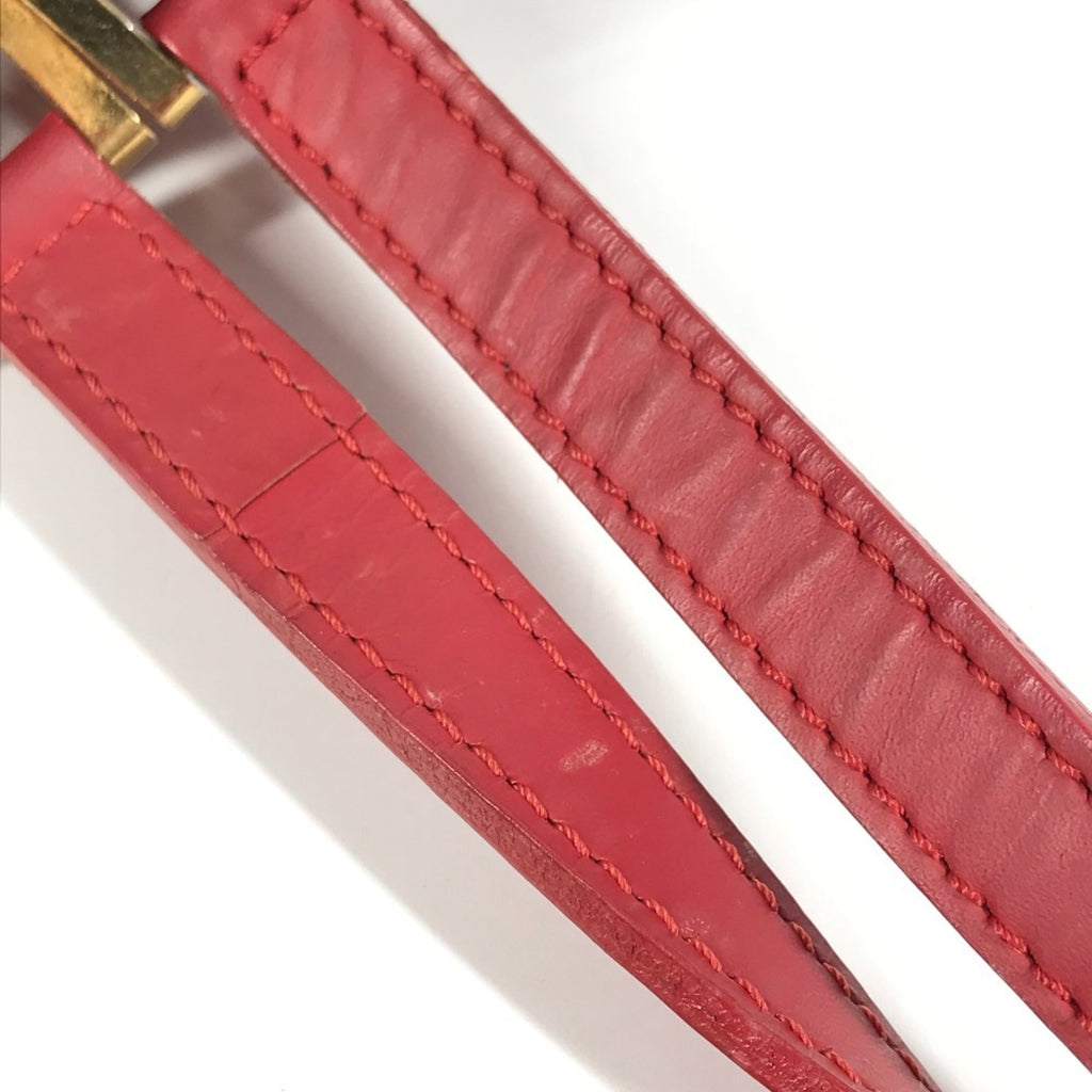 Louis Vuitton Red Color Epi Leather Shoulder Bag