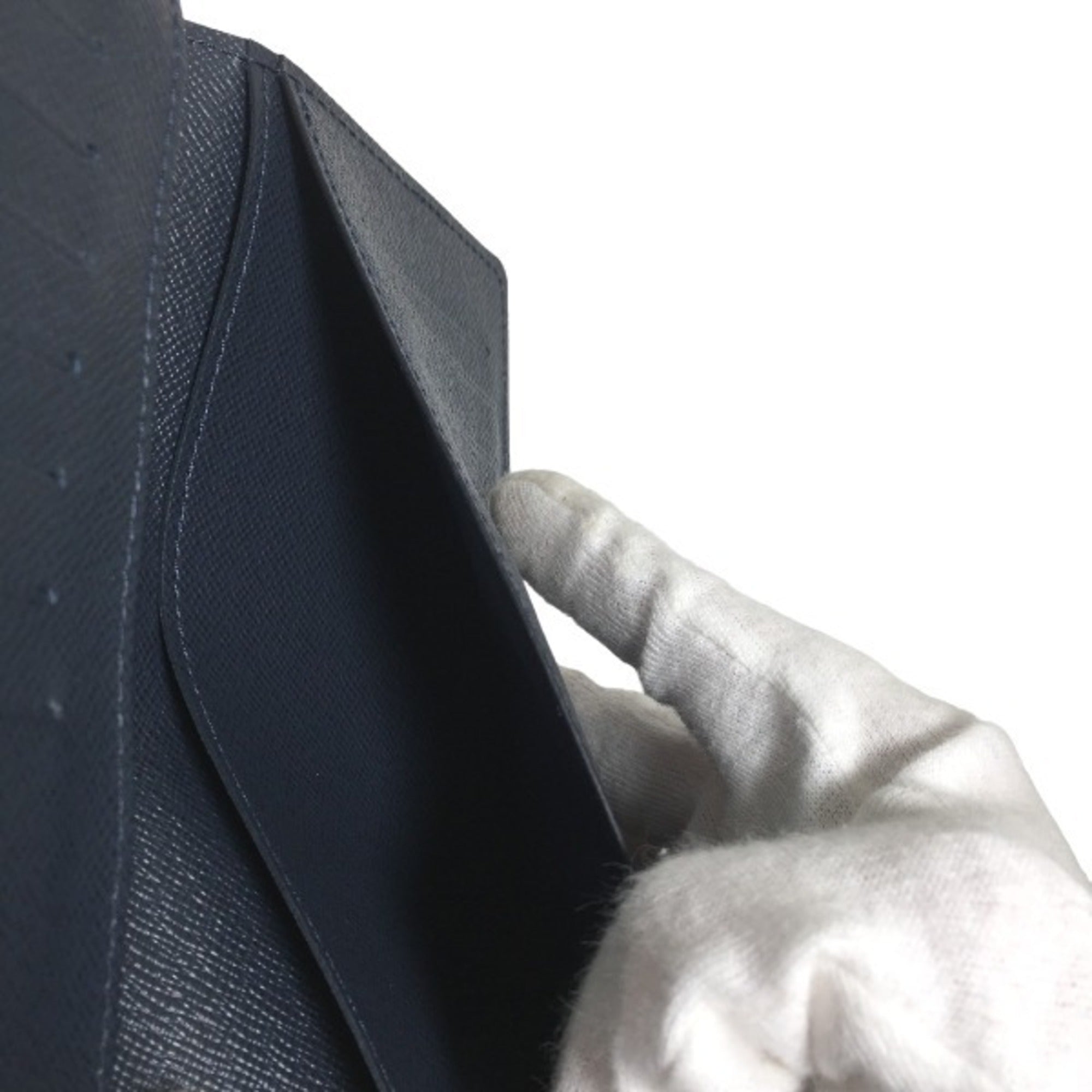 Louis Vuitton Navy Blue Epi Leather Long Wallet
