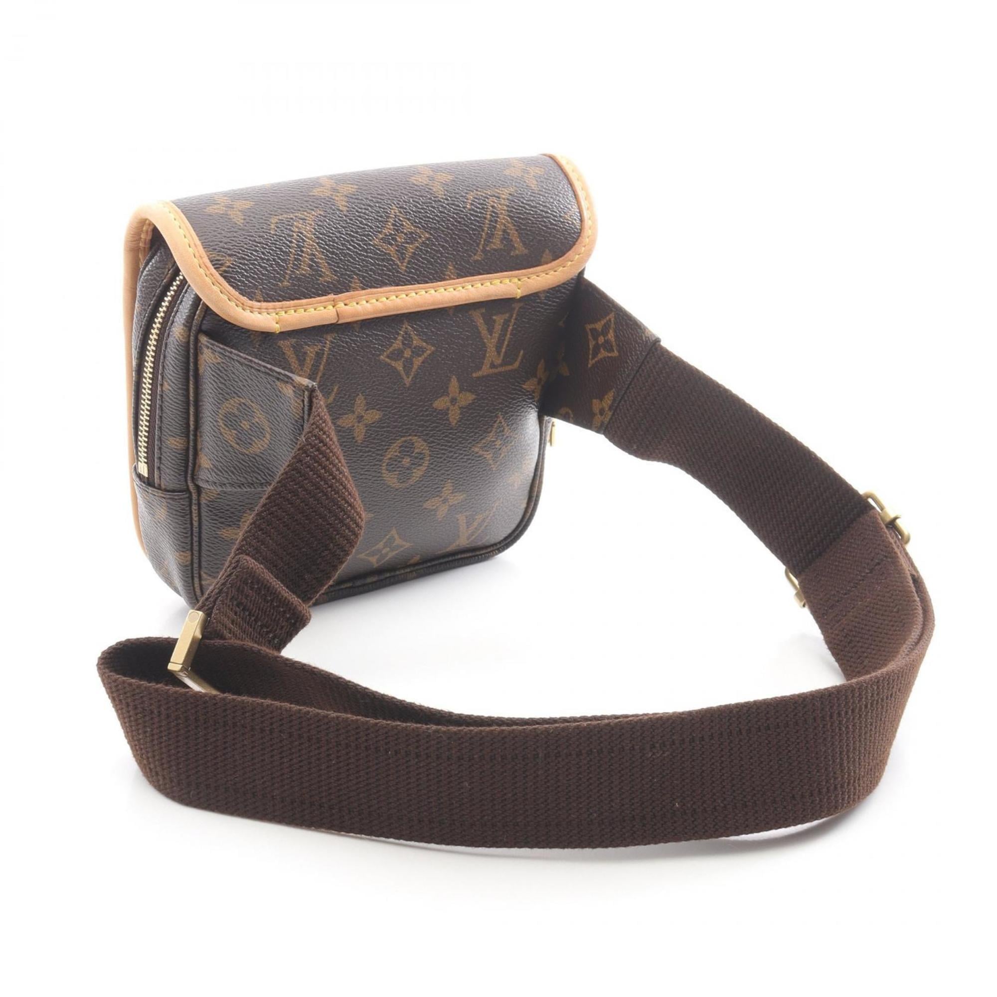Louis Vuitton Brown Coated Canvas Leather Fanny Pack