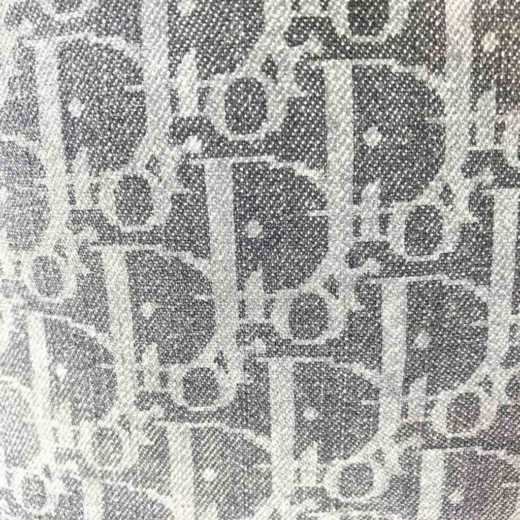 Christian Dior Navy Denim Leather Tote Bag (Pre-Owned)