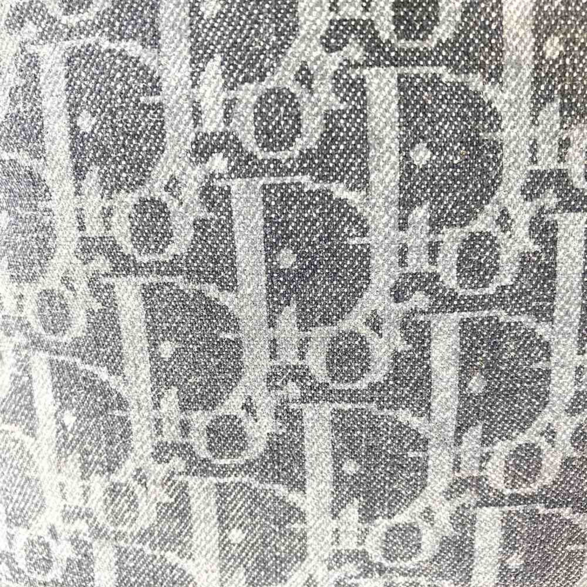 Christian Dior Navy Denim Leather Tote Bag (Pre-Owned)