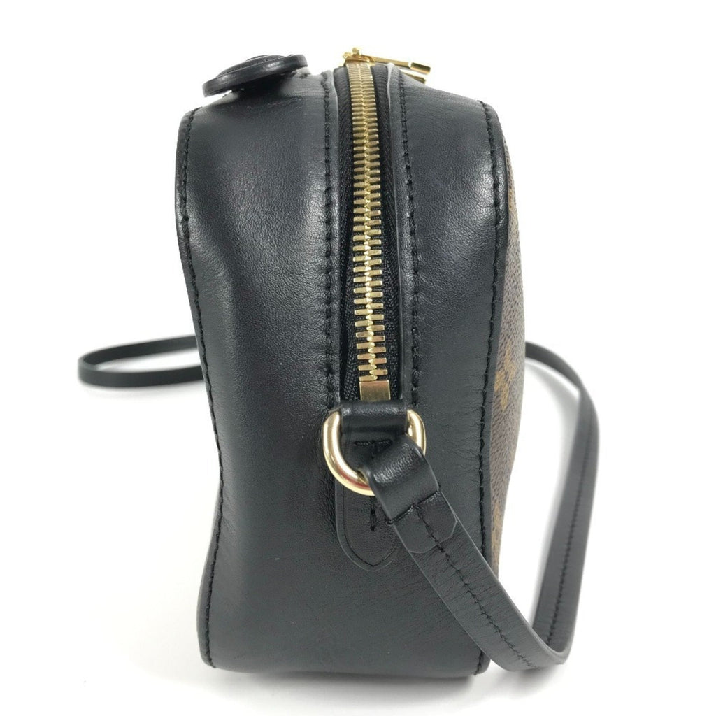 Louis Vuitton Black Brown Noir Monogram Pochette Shoulder Bag