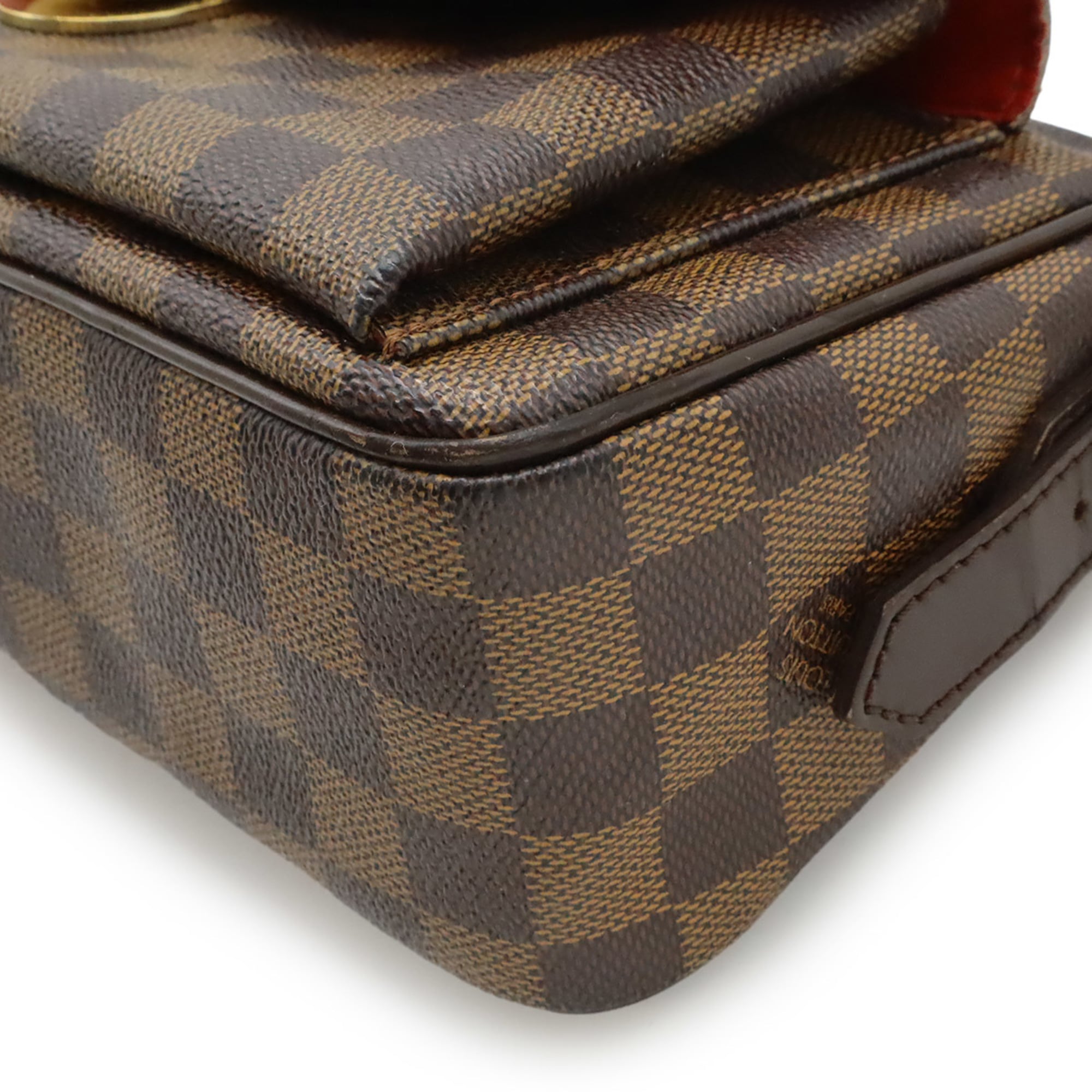 Louis Vuitton Brown Pvc Shoulder Bag