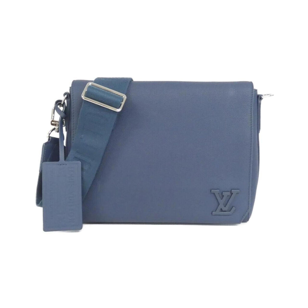 Louis Vuitton Blue Leather Shoulder Bag