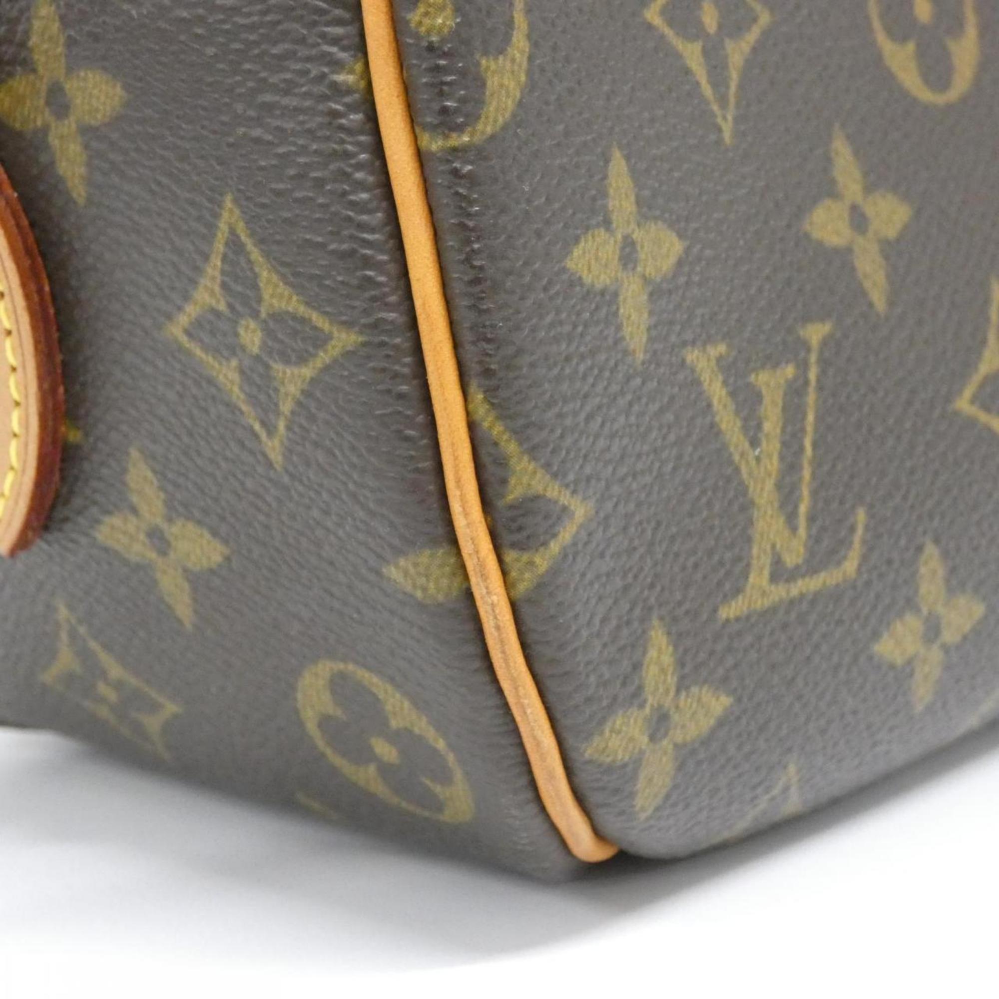 Louis Vuitton Marron Coated Canvas Shoulder Bag
