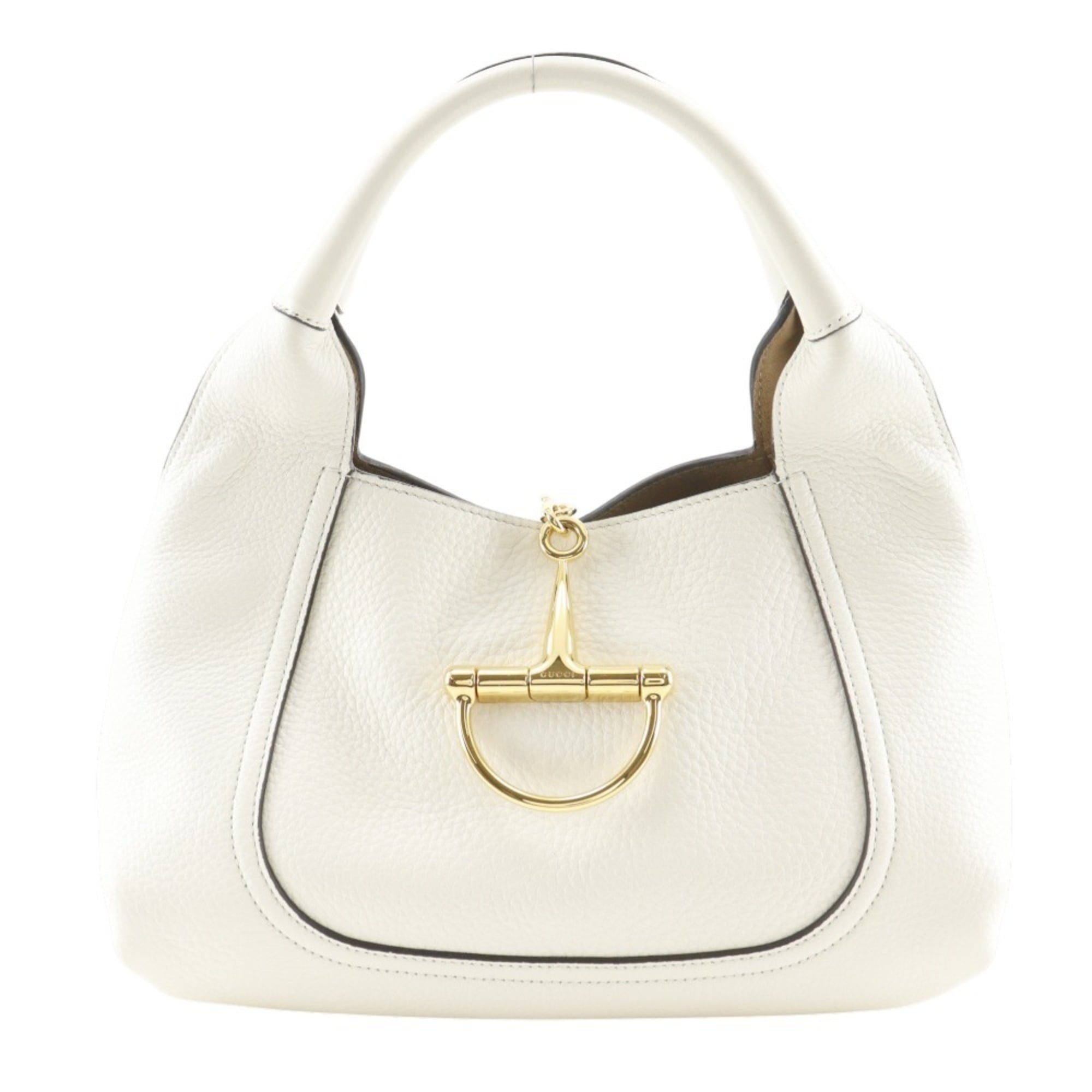 Gucci White Leather Handbag (Pre-Owned)
