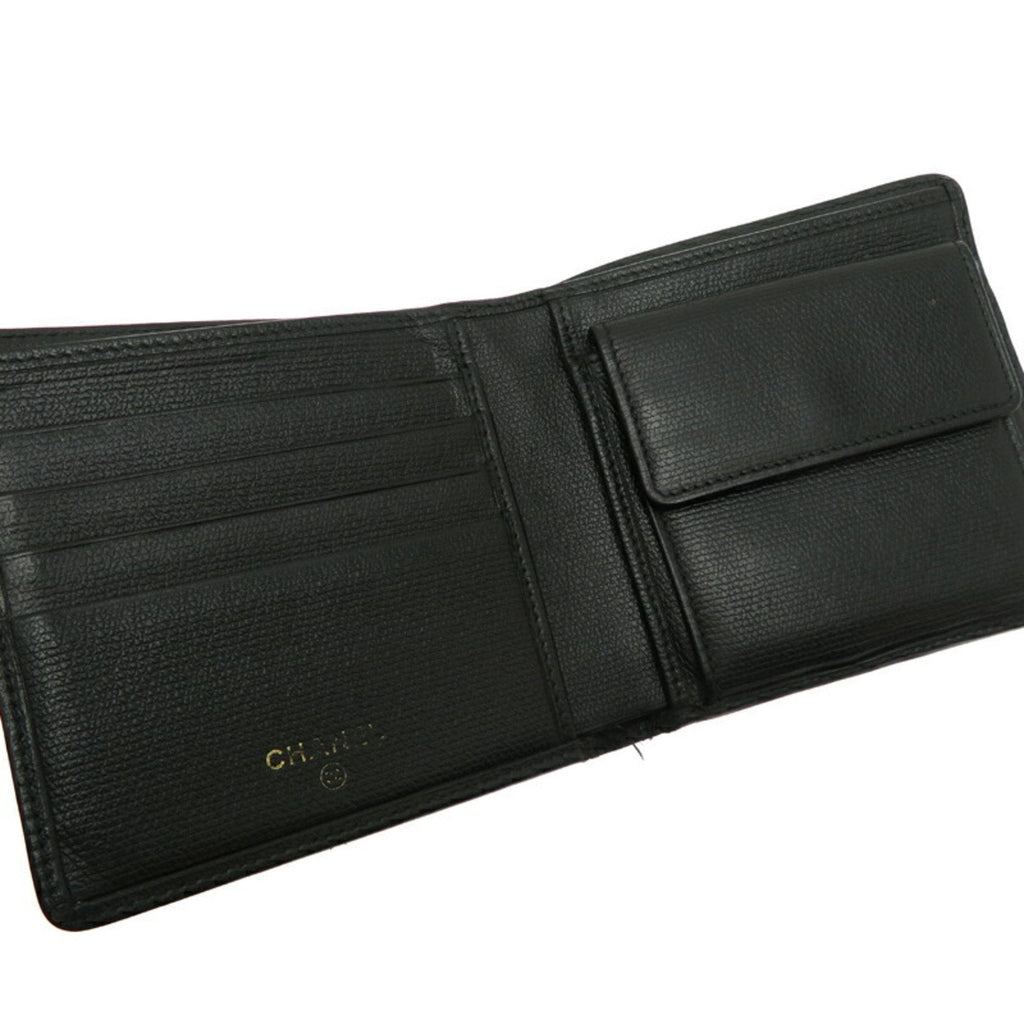 Chanel Black Leather Wallet (Bi-Fold)
