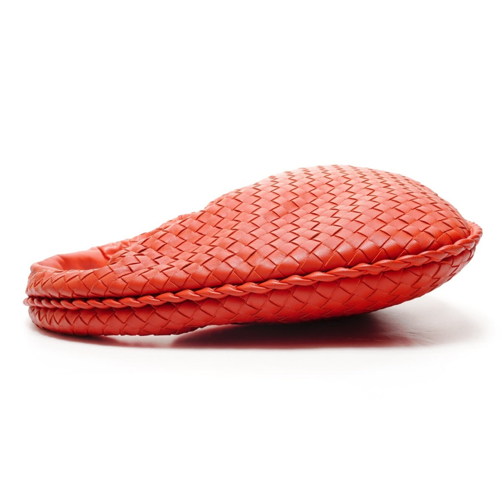 Bottega Veneta Red Color Intrecciato Handbag