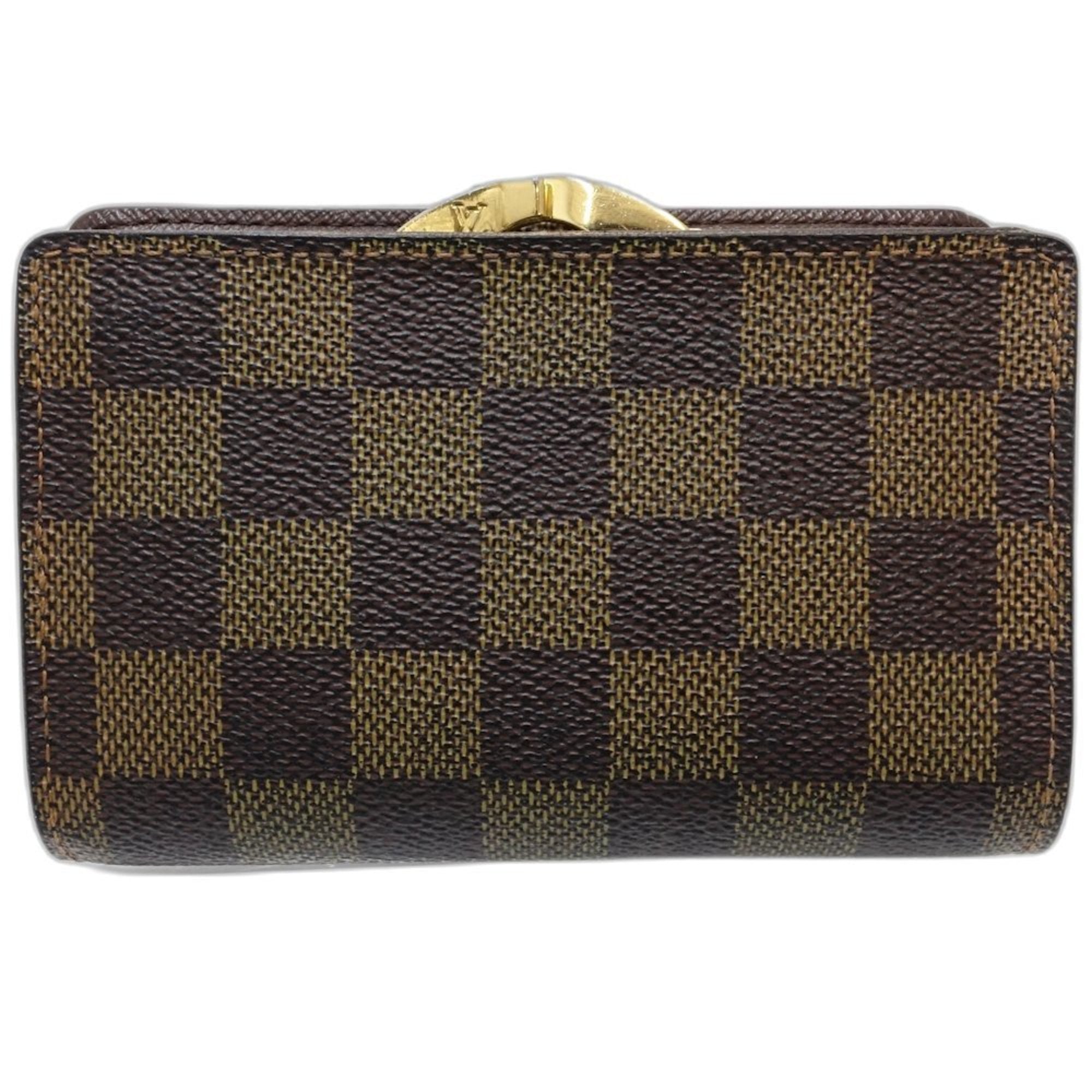 Louis Vuitton Damier Damier Canvas Ebene Damier Canvas Wallet