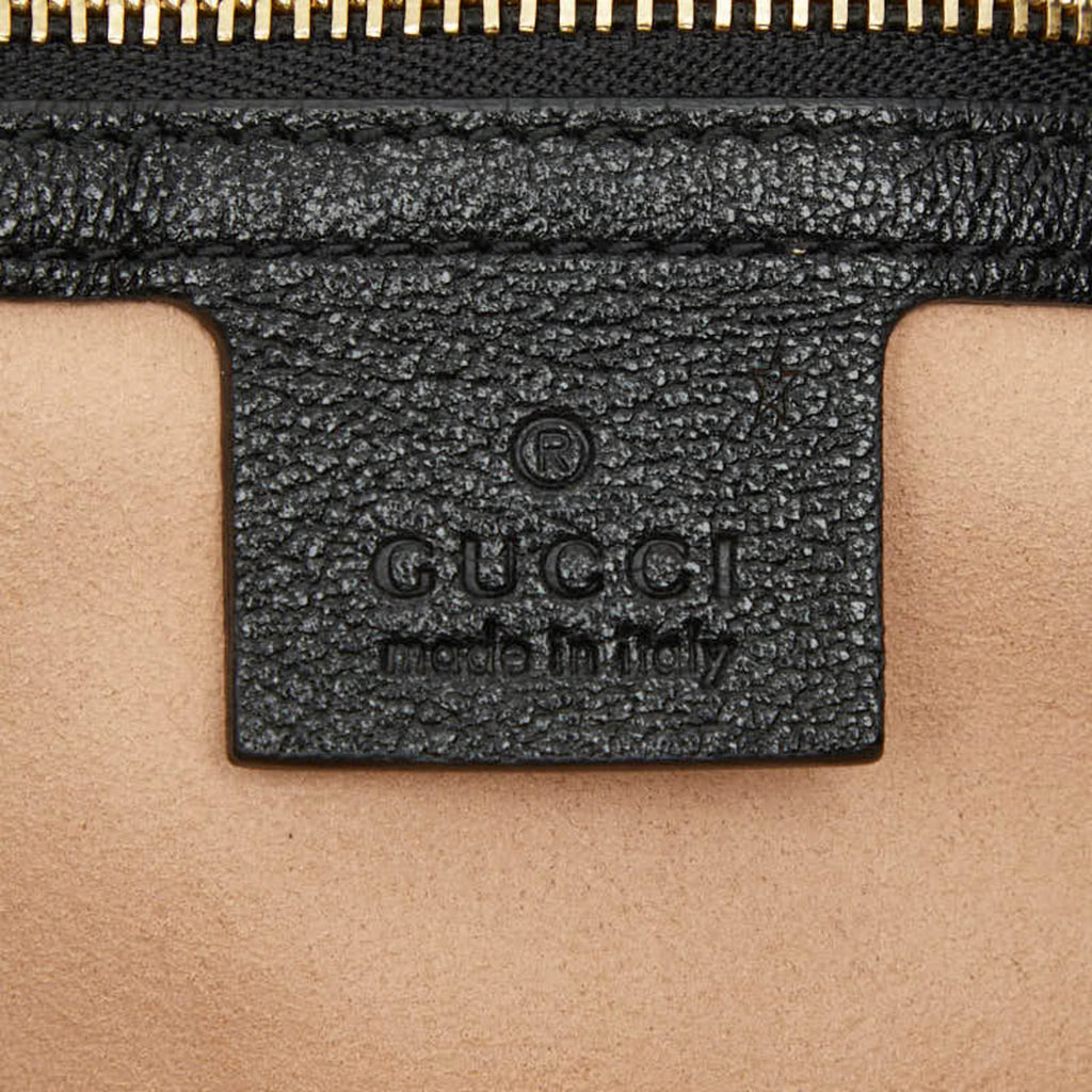 Gucci Black Leather Shoulder Bag (Pre-Owned)
