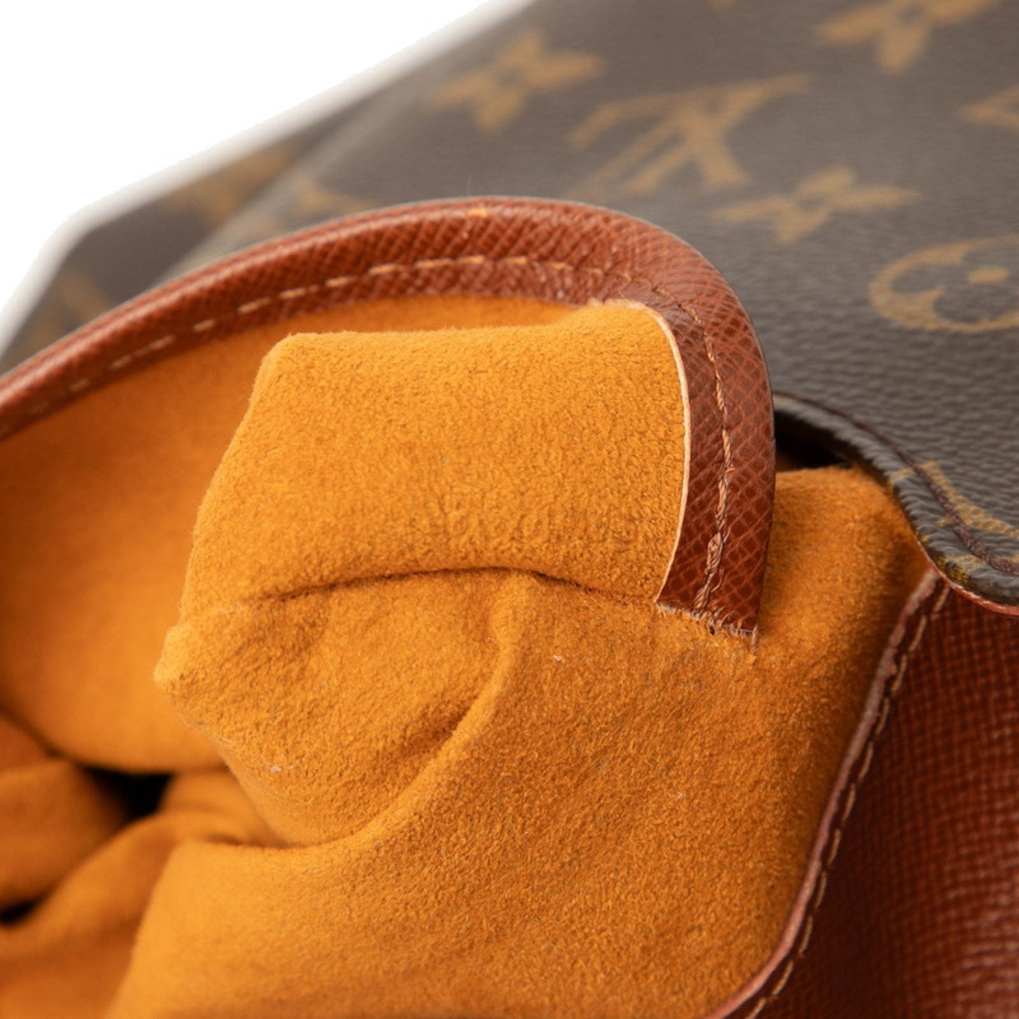 Louis Vuitton Brown Pvc Leather Handbag Shoulder Bag