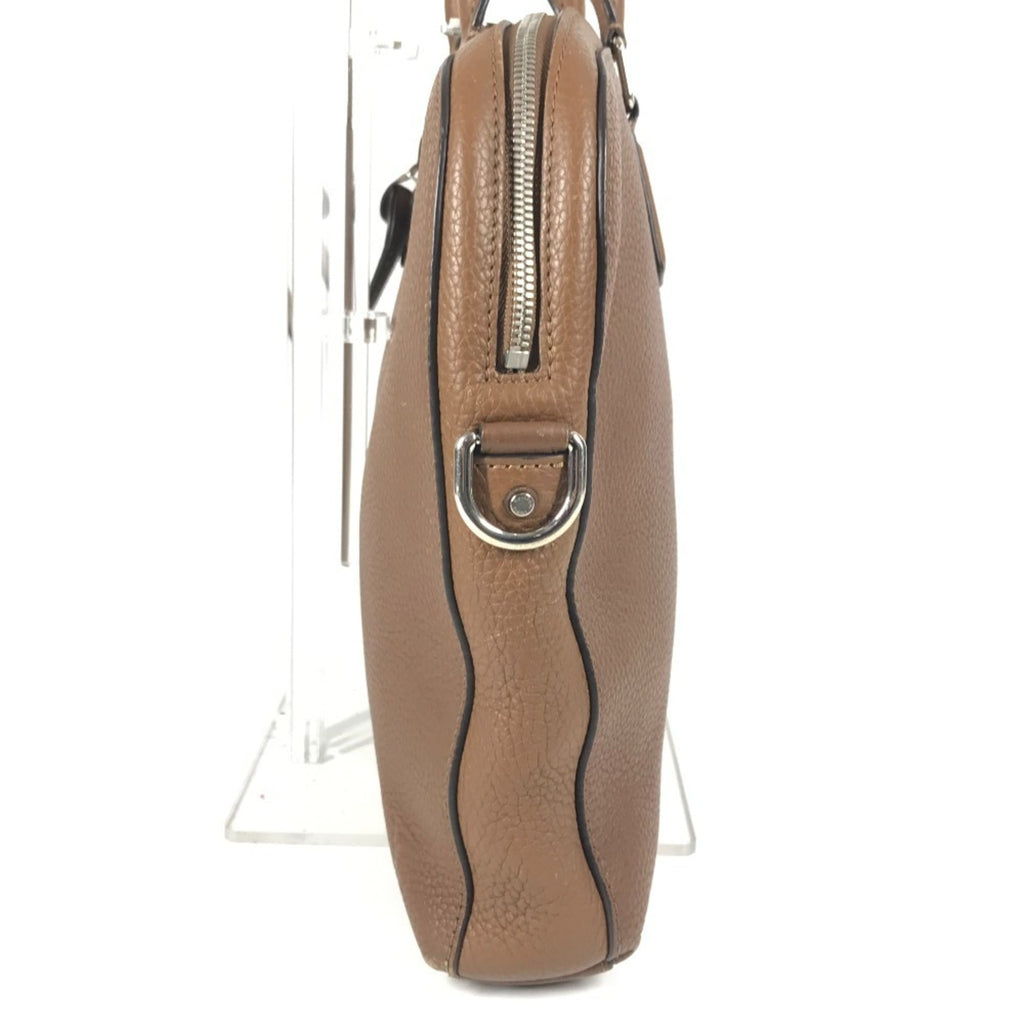 Louis Vuitton Brown Leather Briefcase Handbag Tote Bag