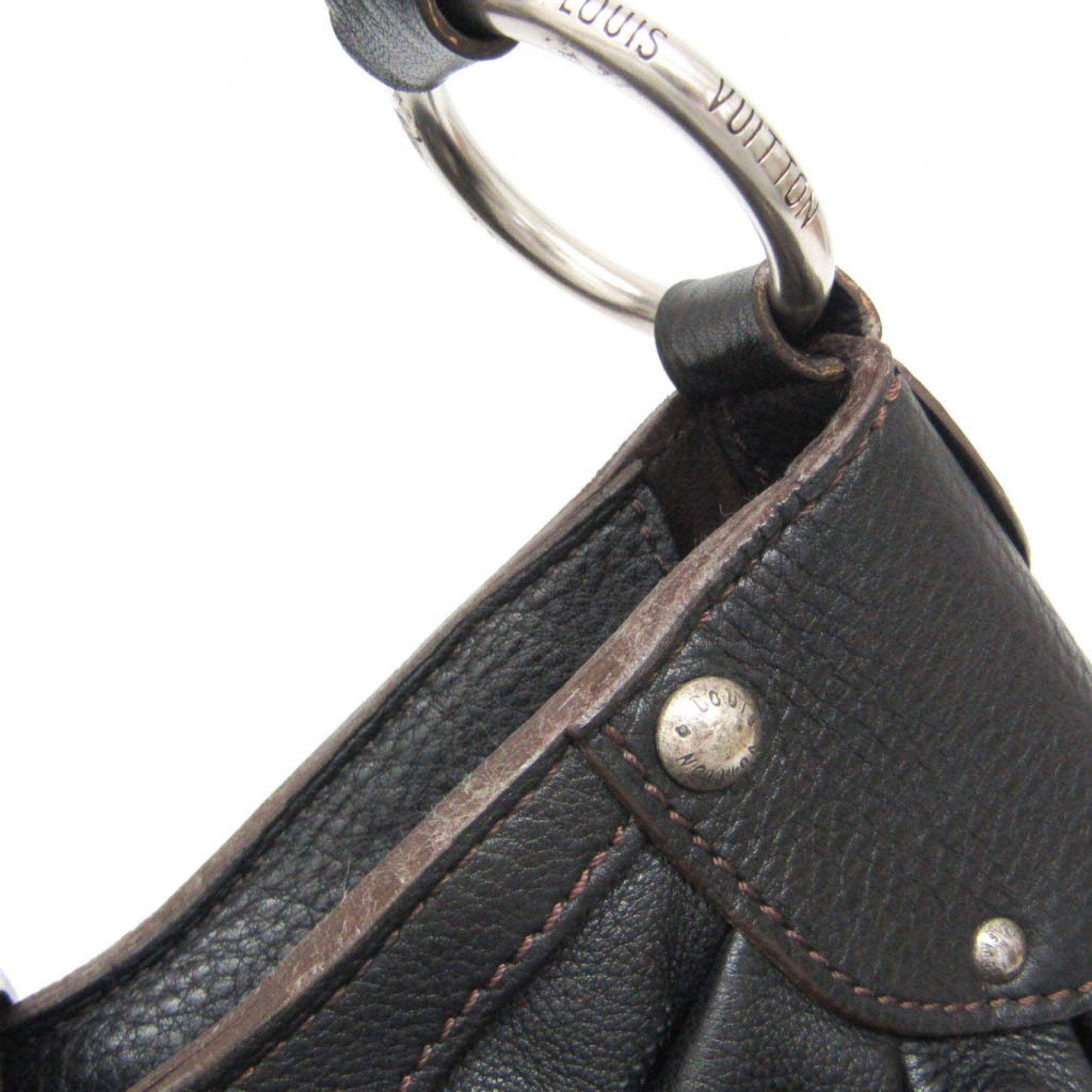 Louis Vuitton Mahina Noir Mahina Leather Shoulder Bag