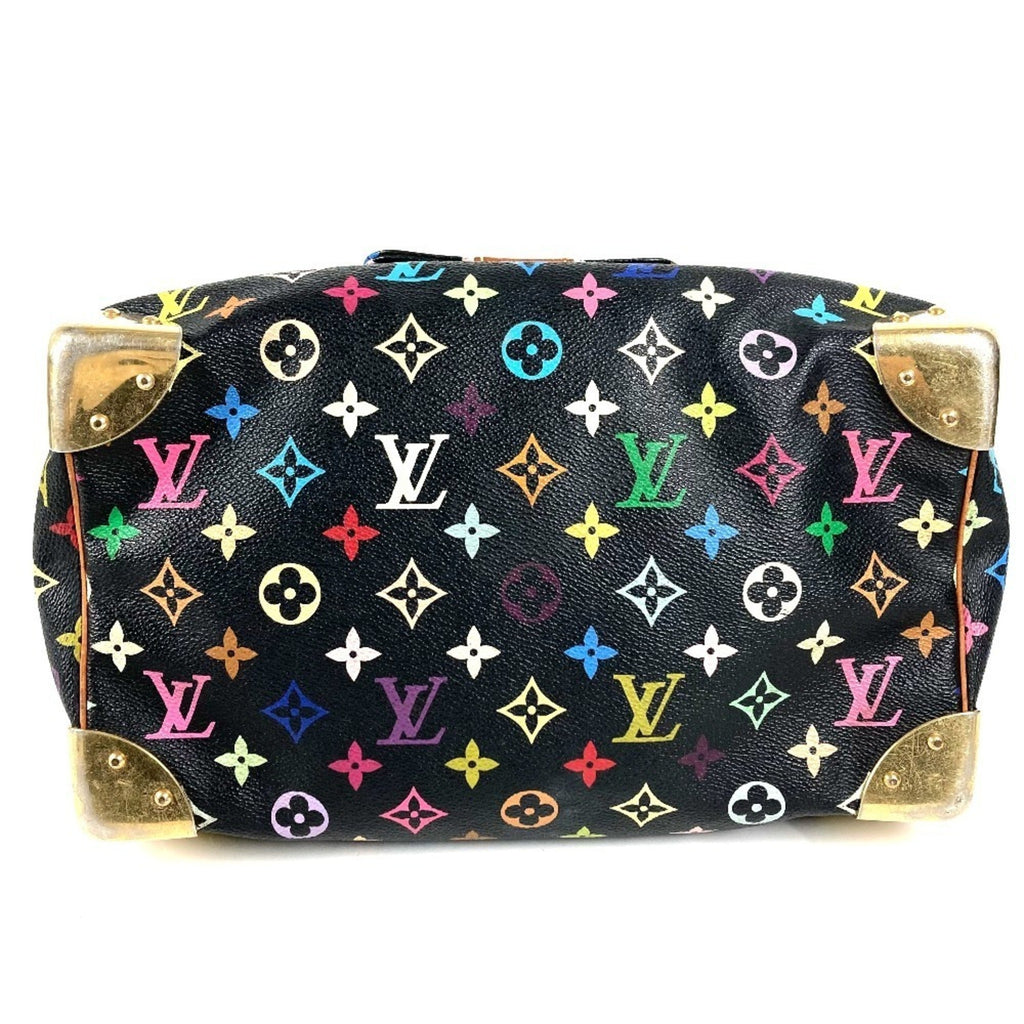 Louis Vuitton Black Multi-Color Noir Monogram Multicolore Handbag