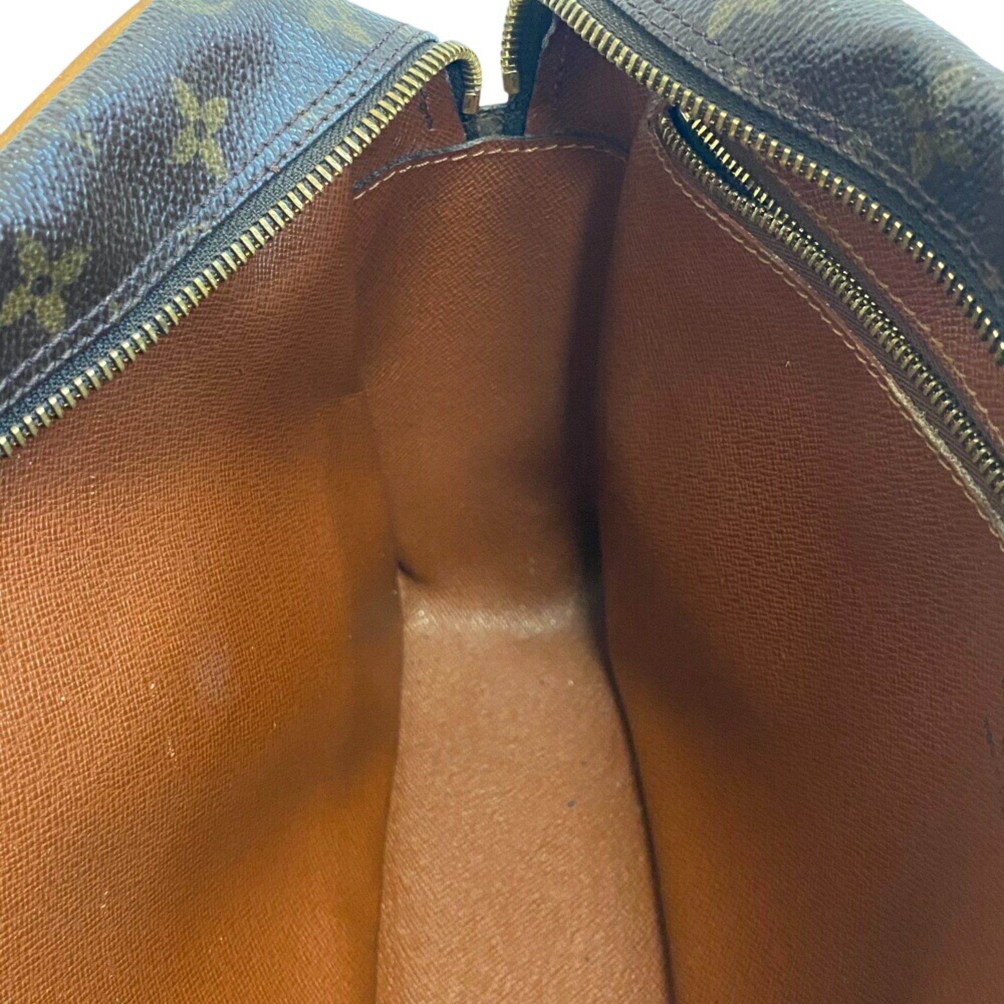 Louis Vuitton Brown Leather Shoulder Bag