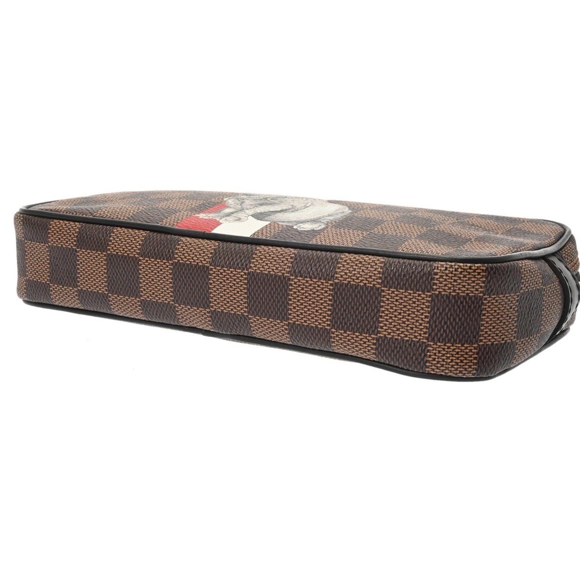 Louis Vuitton Damier Brown Damier Canvas Pochette