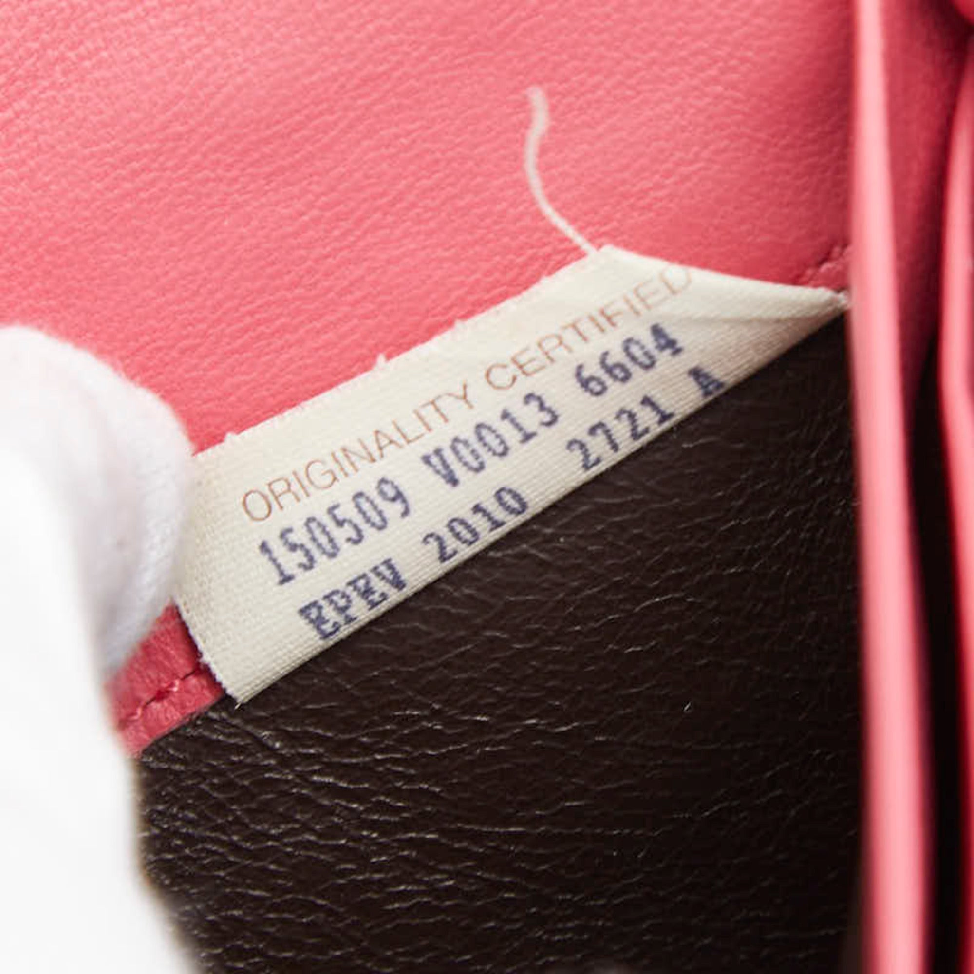 Bottega Veneta Pink Leather Long Wallet (Tri-Fold)