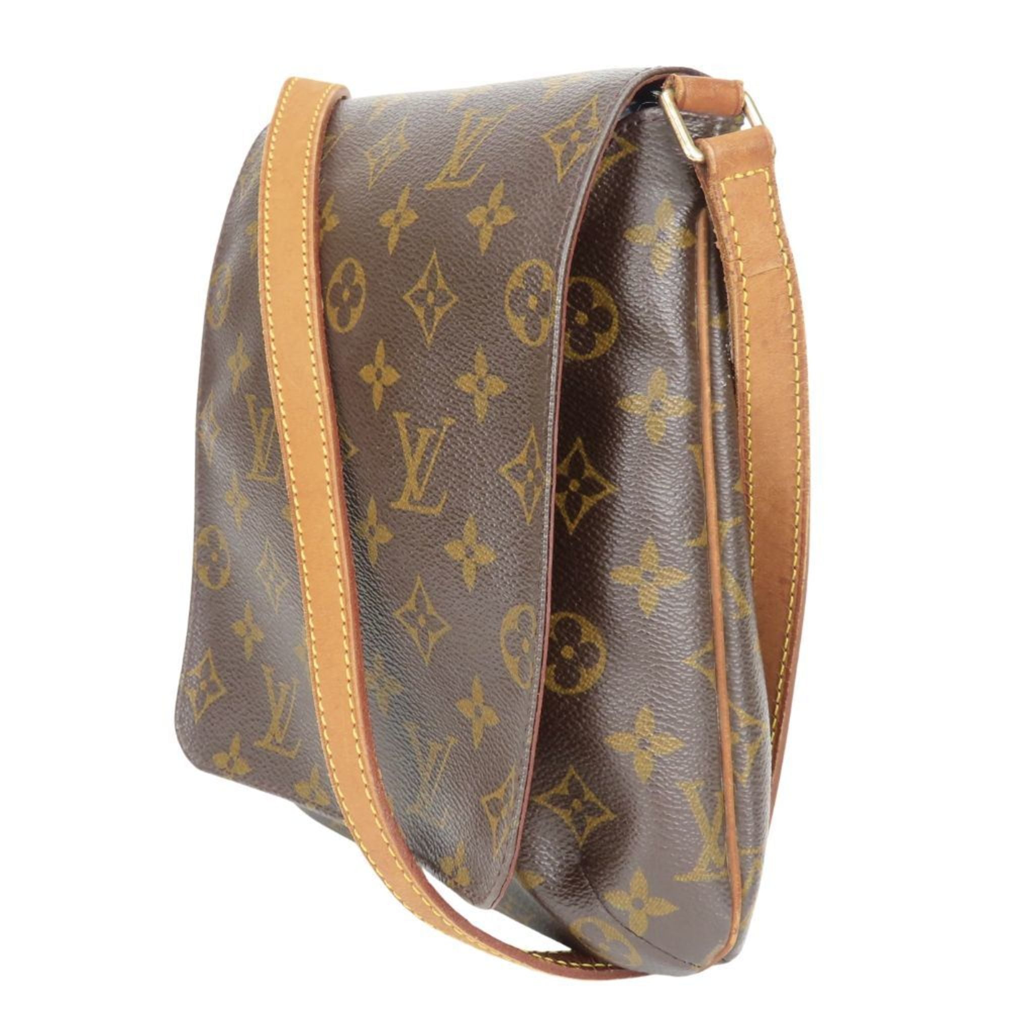 Louis Vuitton Brown Monogram Monogram Leather Shoulder Bag