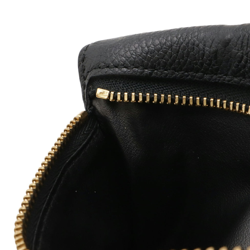 Louis Vuitton Black Noir Monogram Empreinte Leather Coin Purse/Coin Case