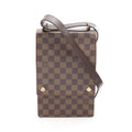 Louis Vuitton Brown Coated Canvas Shoulder Bag