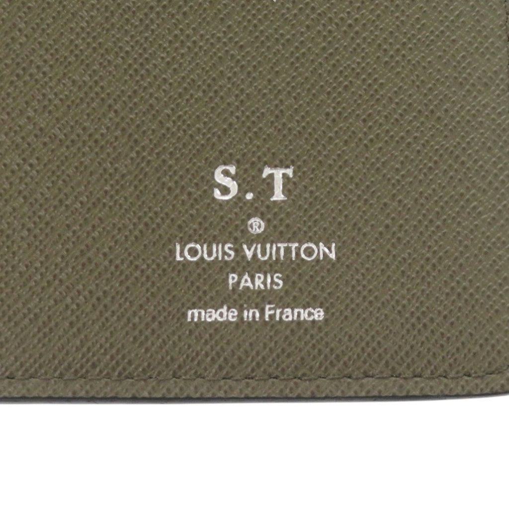 Louis Vuitton Khaki Taiga Leather Long Wallet