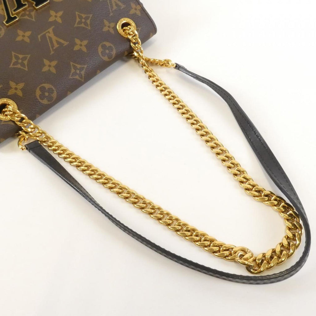 Louis Vuitton Brown Coated Canvas Shoulder Bag