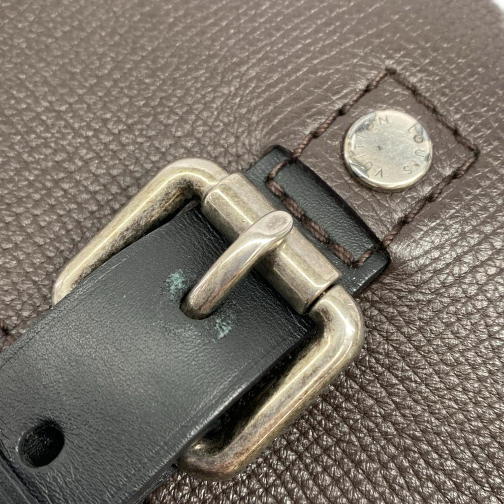 Louis Vuitton Brown Caffe Coffee Leather Shoulder Bag