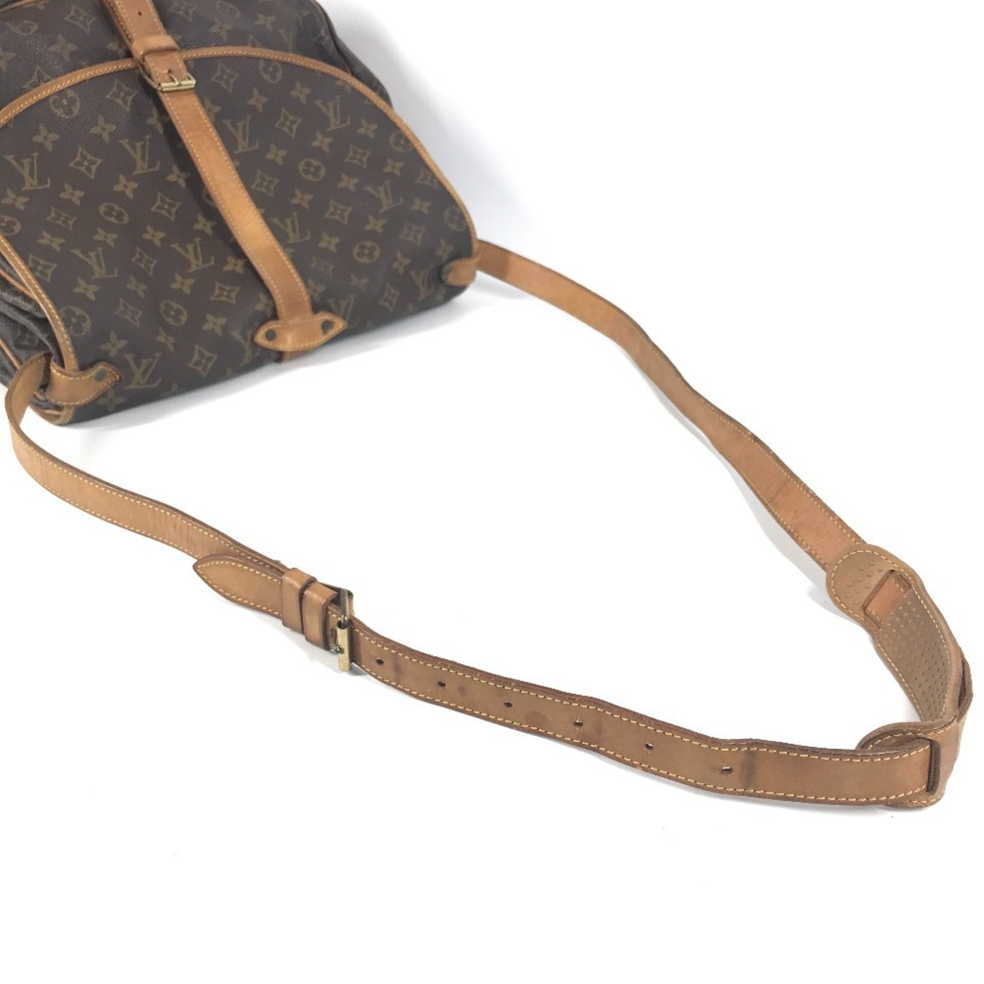 Louis Vuitton Brown Monogram Canvas Shoulder Bag