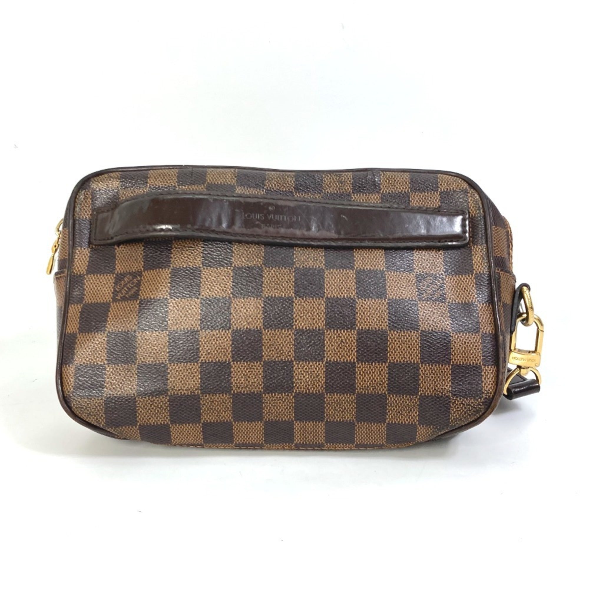 Louis Vuitton Damier Brown Ebene Damier Canvas Pochette