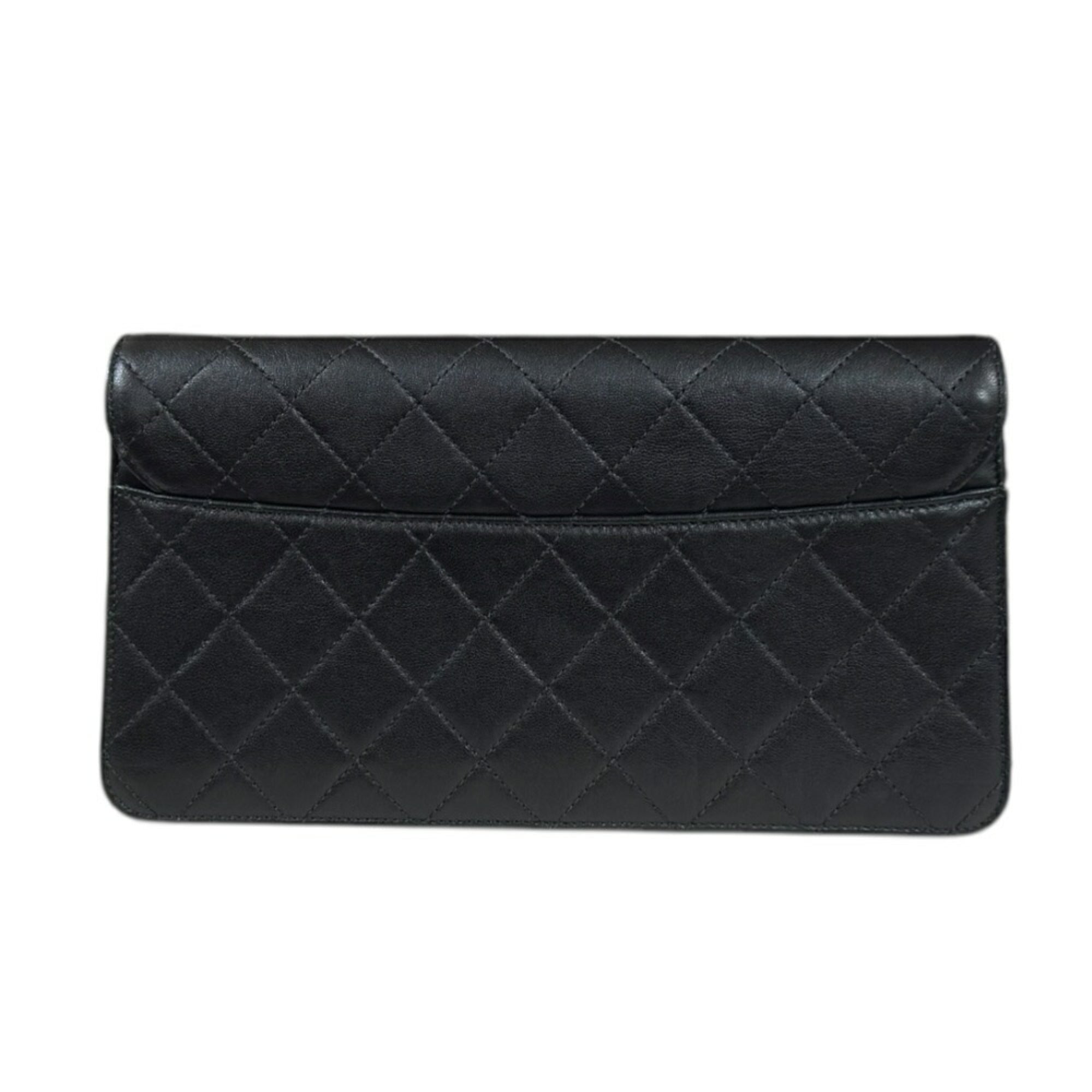 Chanel Black Leather Shoulder Bag