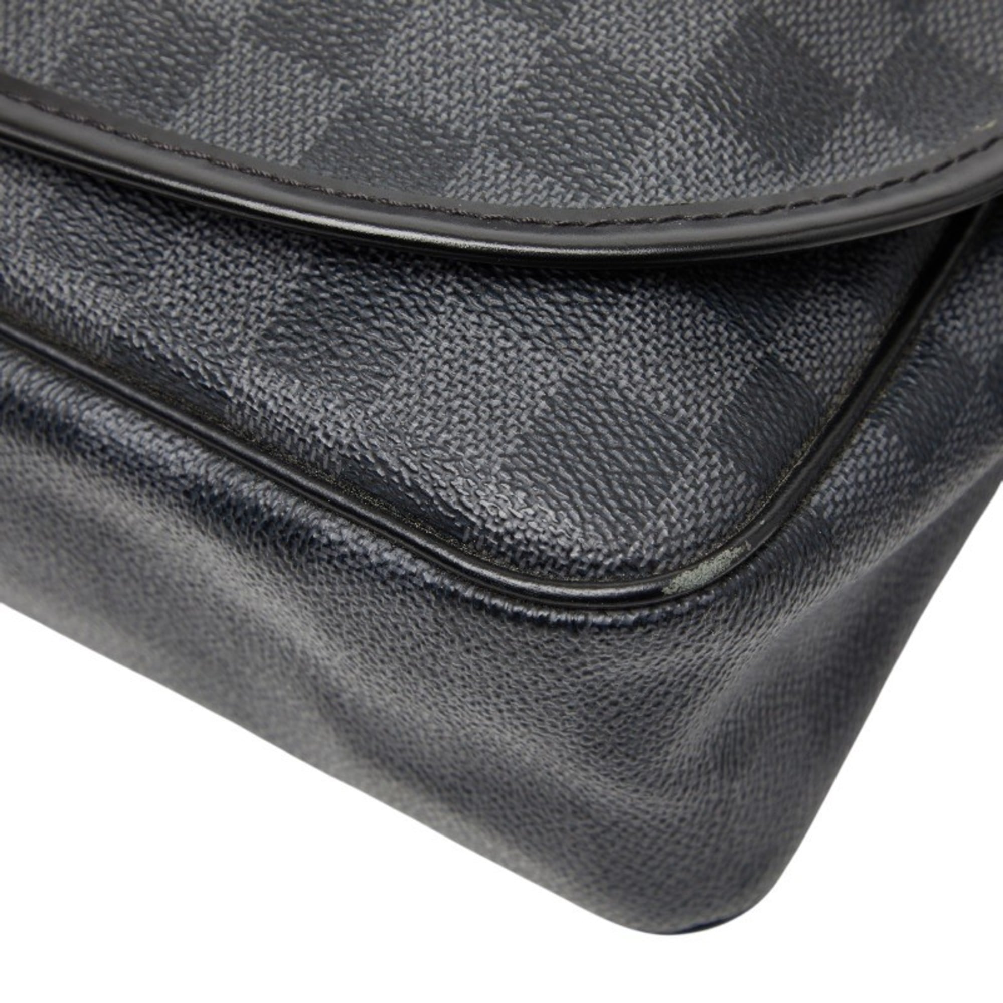 Louis Vuitton Black Pvc Leather Shoulder Bag