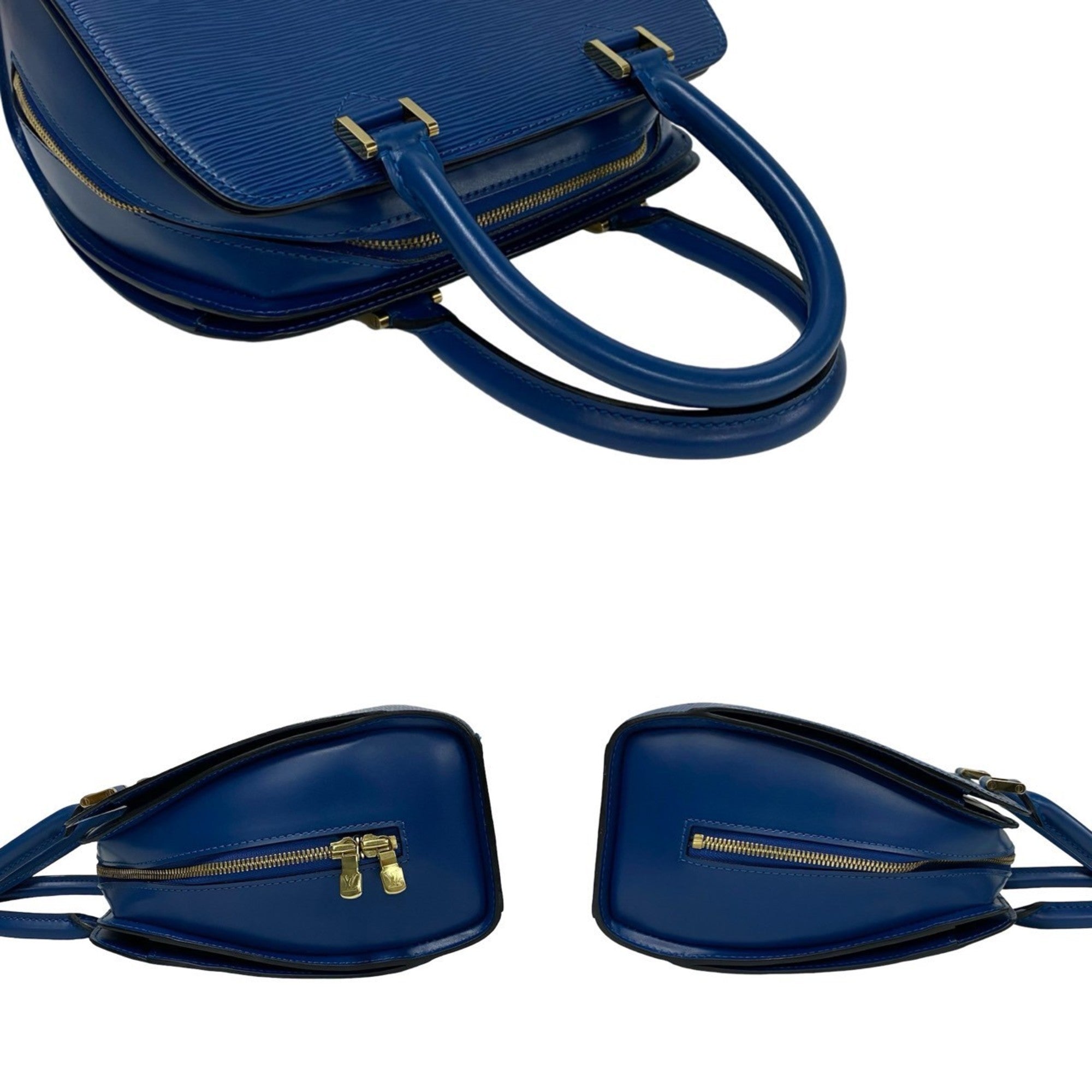Louis Vuitton Blue Epi Leather Handbag