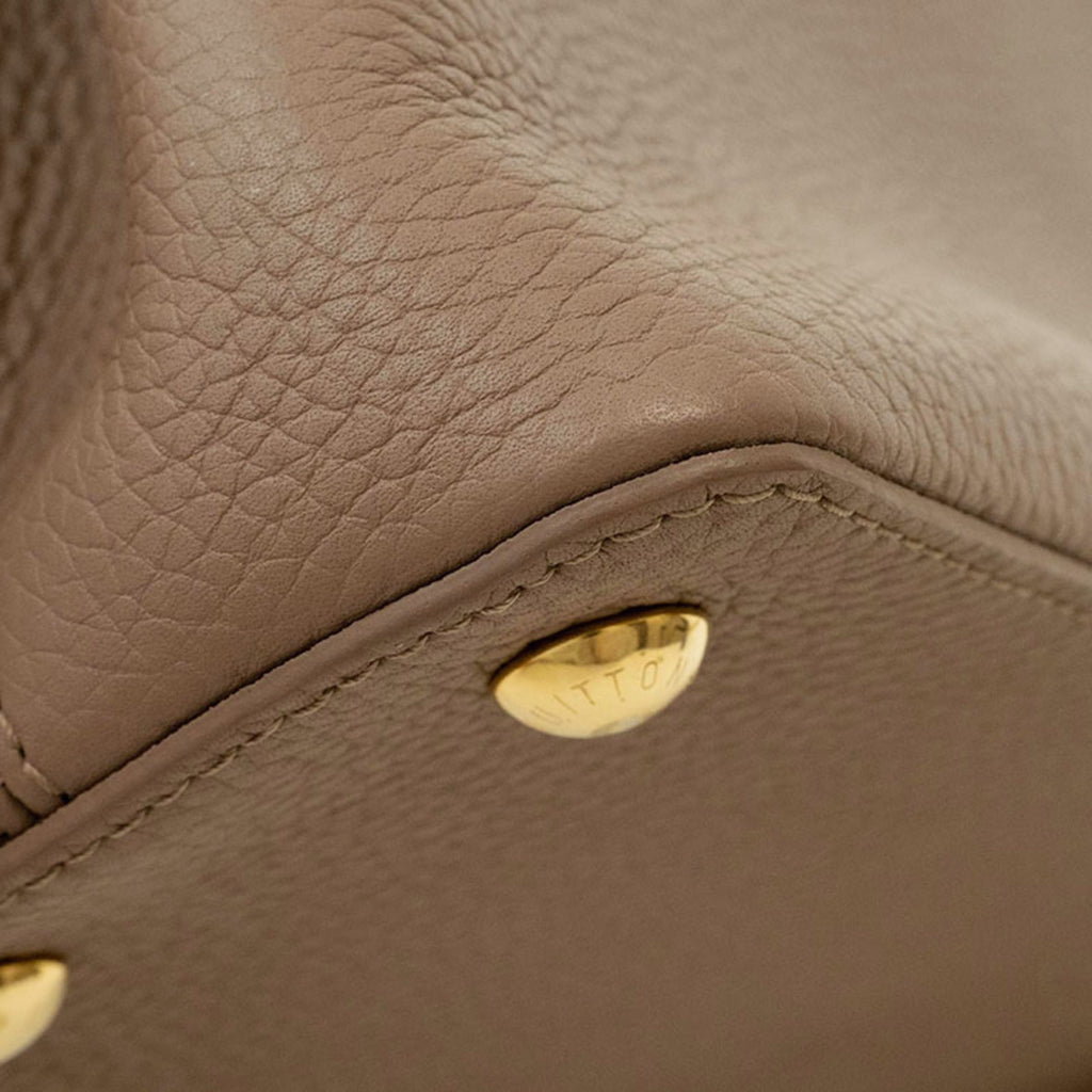 Louis Vuitton Pink Beige Cuir Ombre Leather Handbag