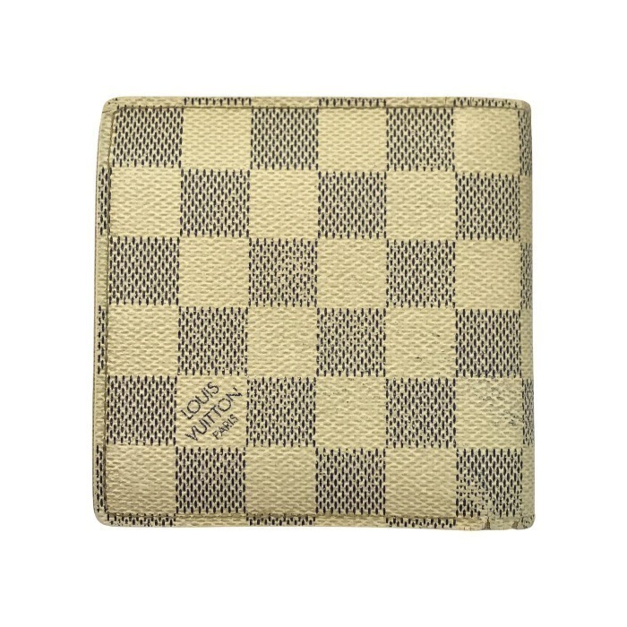 Louis Vuitton White Damier Azur Wallet