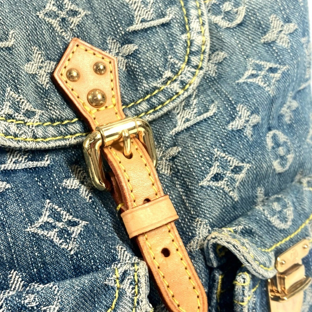 Louis Vuitton Blue Monogram Monogram Denim Backpack