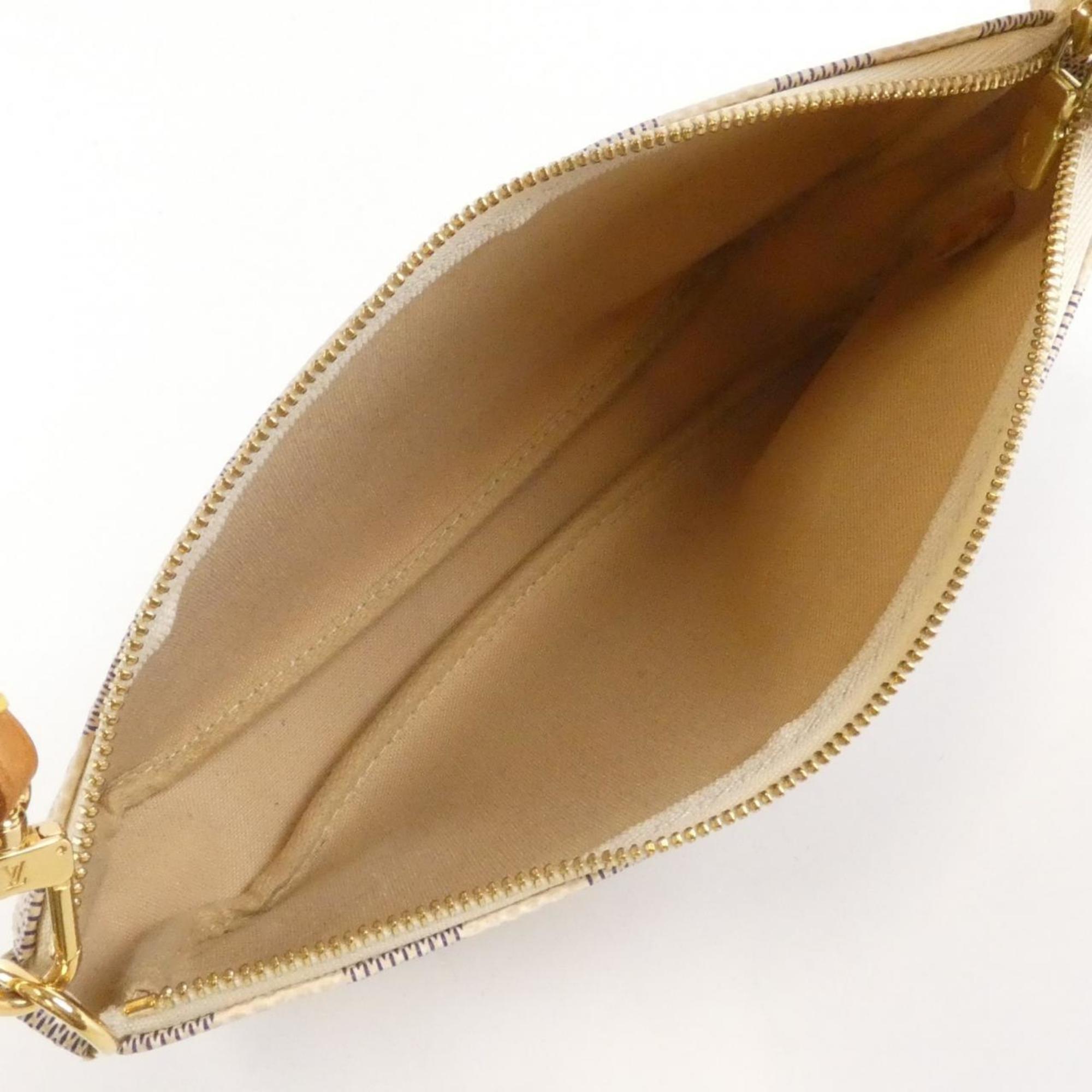Louis Vuitton Azur Coated Canvas Pochette Pouch